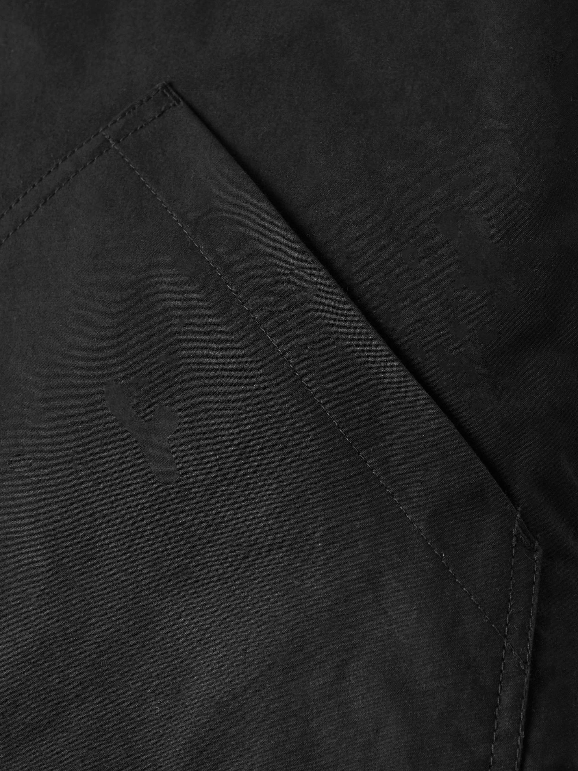 YMC Wyatt Reversible Fleece and Waxed-Cotton Gilet