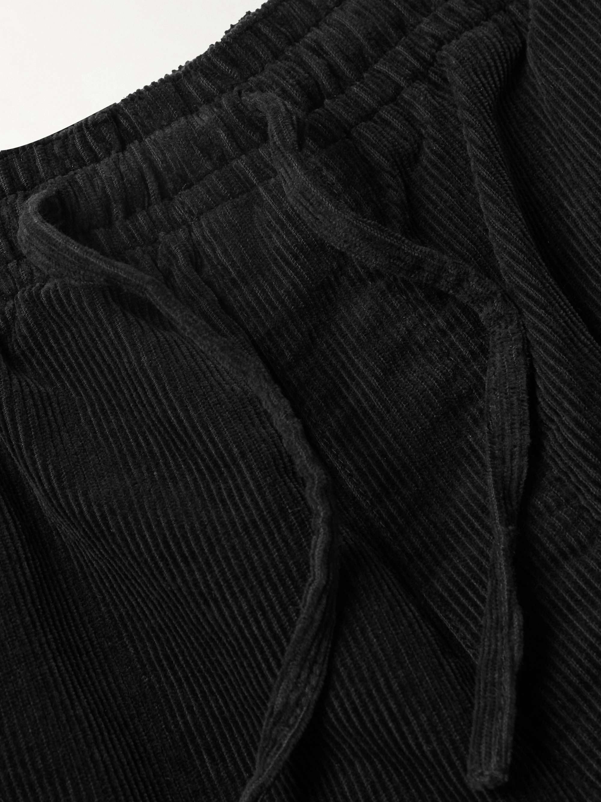 YMC Alva Tapered Cotton-Corduroy Drawstring Trousers