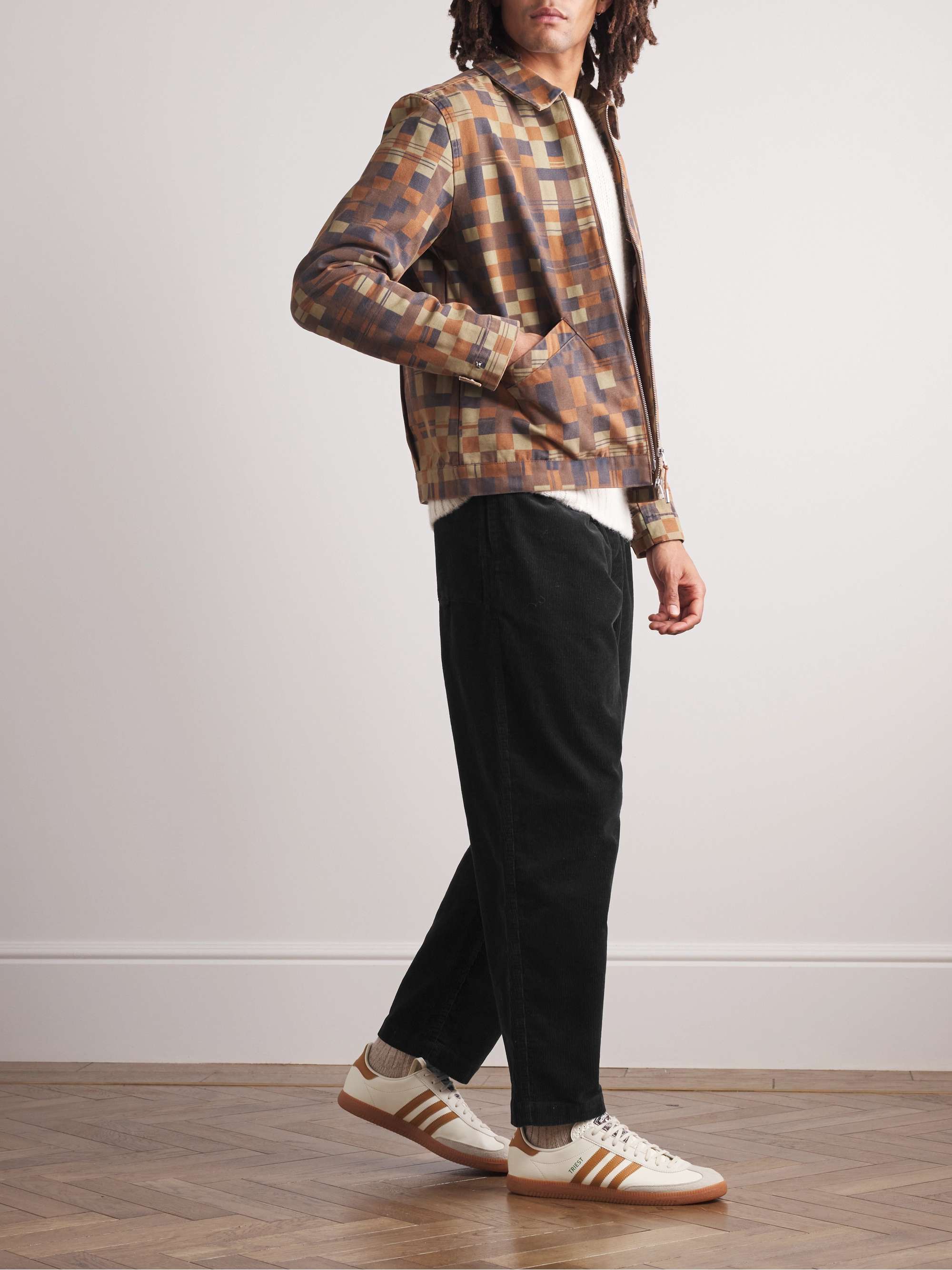 YMC Alva Tapered Cotton-Corduroy Drawstring Trousers