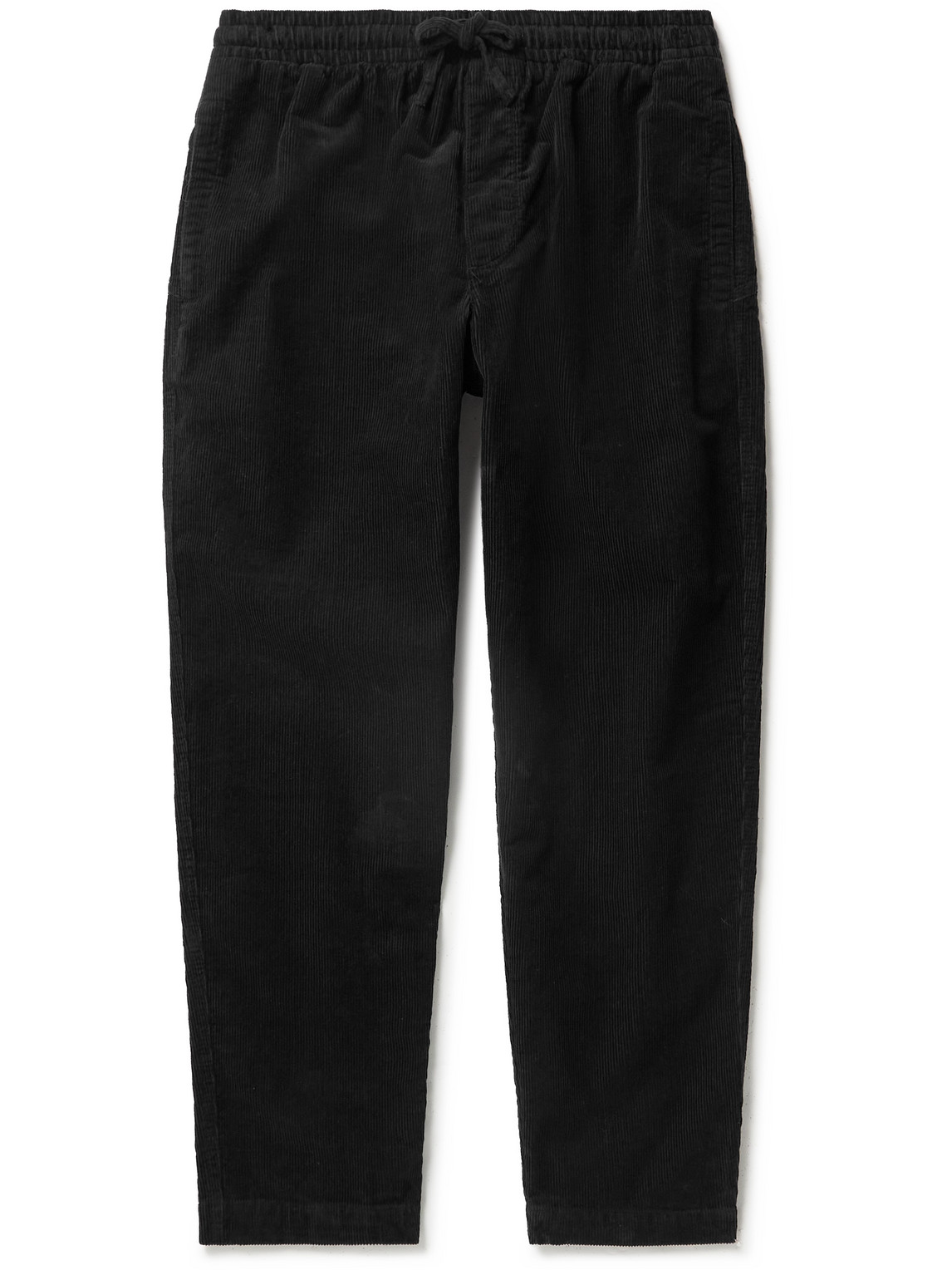 YMC YOU MUST CREATE ALVA TAPERED COTTON-CORDUROY DRAWSTRING TROUSERS