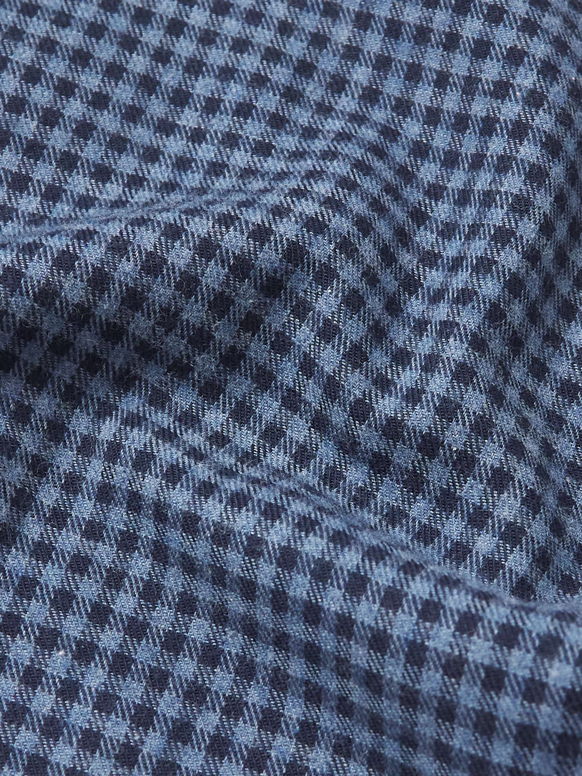 OLIVER SPENCER Clerkenwell Checked Cotton-Flannel Shirt