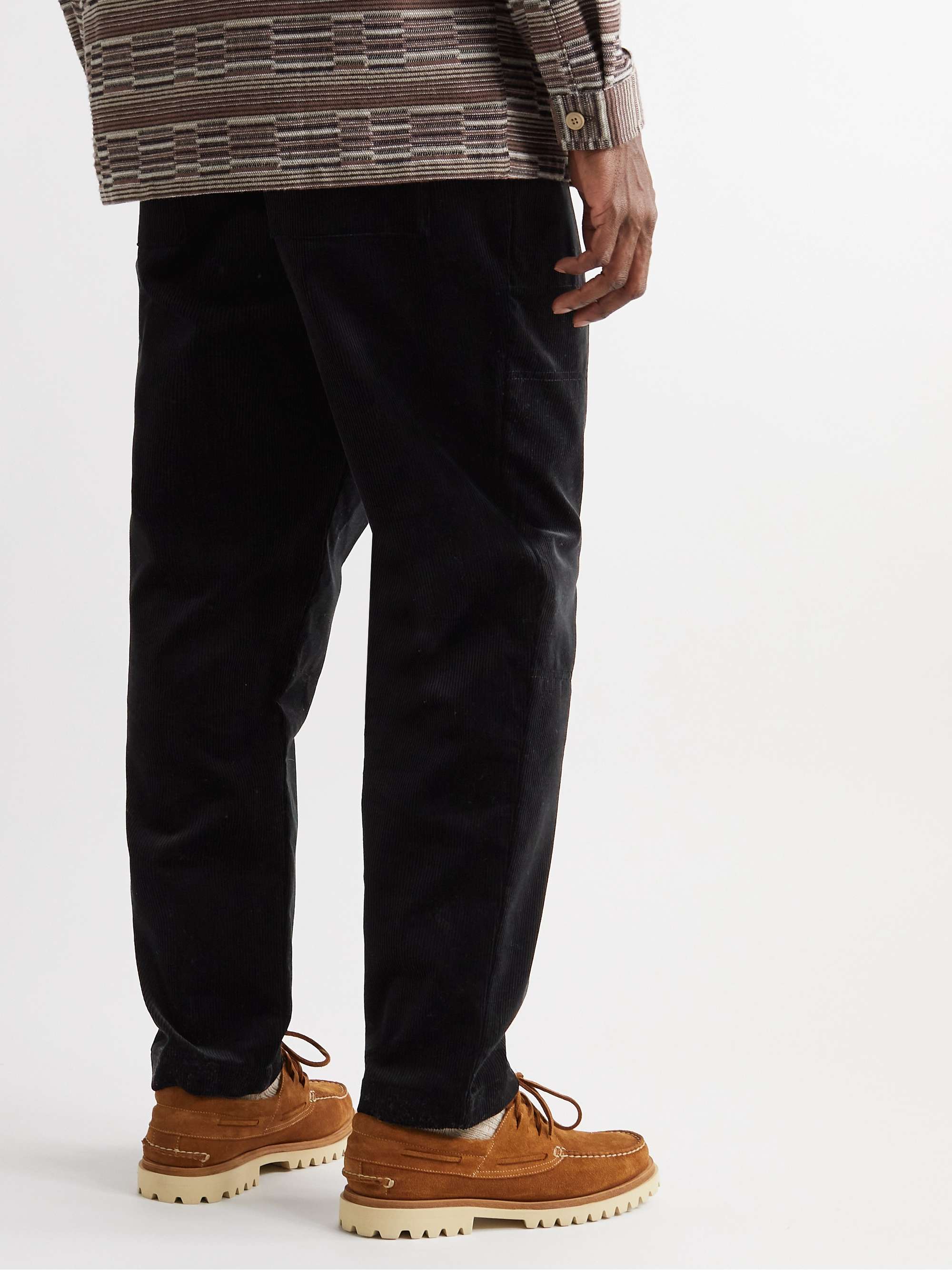 OLIVER SPENCER Judo Cotton-Corduroy Cargo Trousers