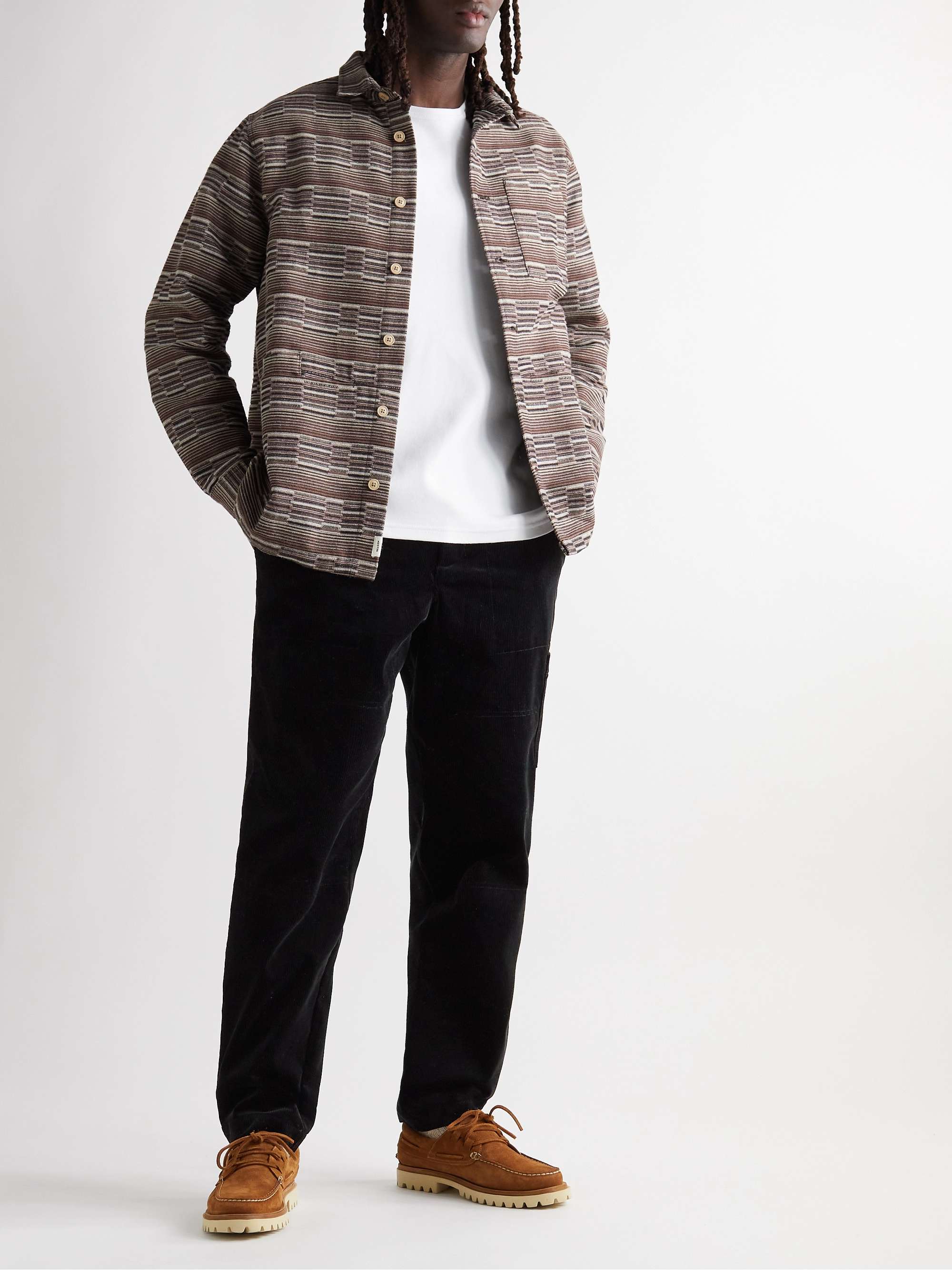 OLIVER SPENCER Judo Cotton-Corduroy Cargo Trousers