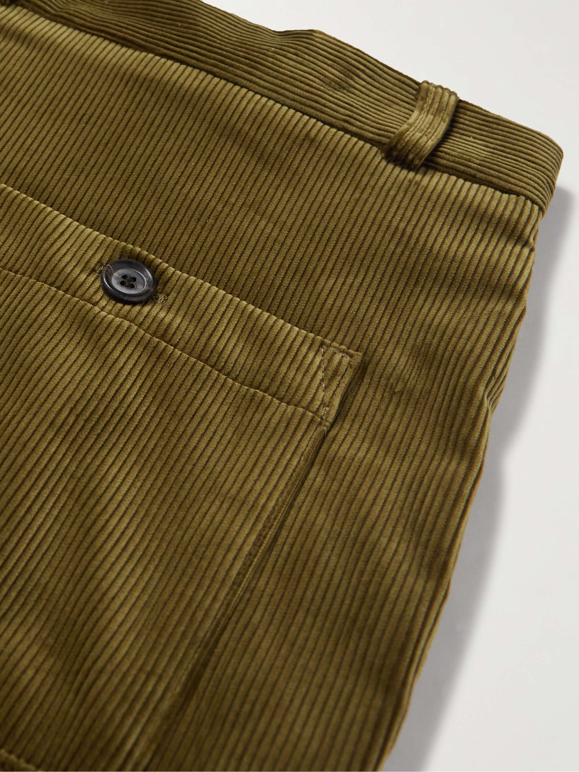 OLIVER SPENCER Judo Cotton-Corduroy Cargo Trousers