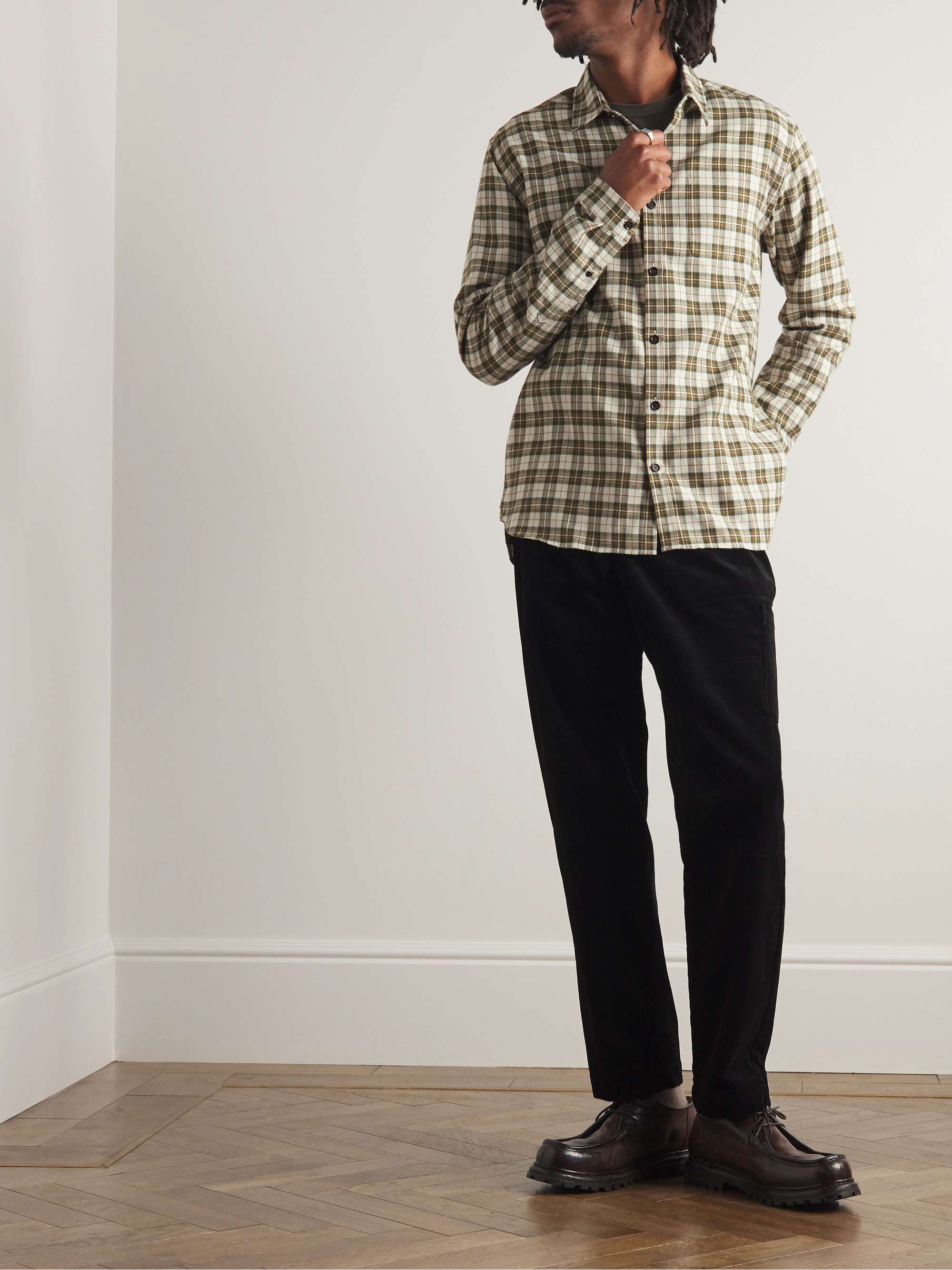 OLIVER SPENCER New York Special Cotton-Flannel Shirt