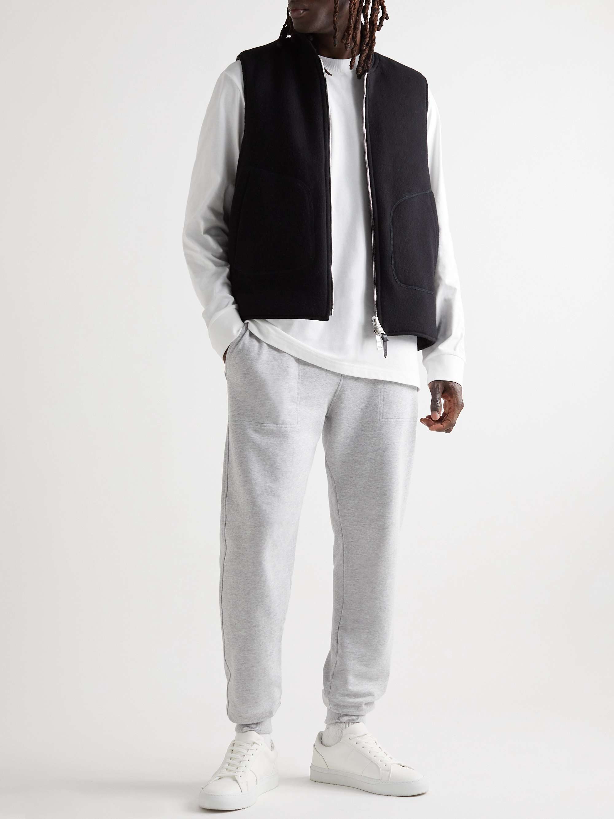 Sthlm Tapered Pants - Light Grey Melange