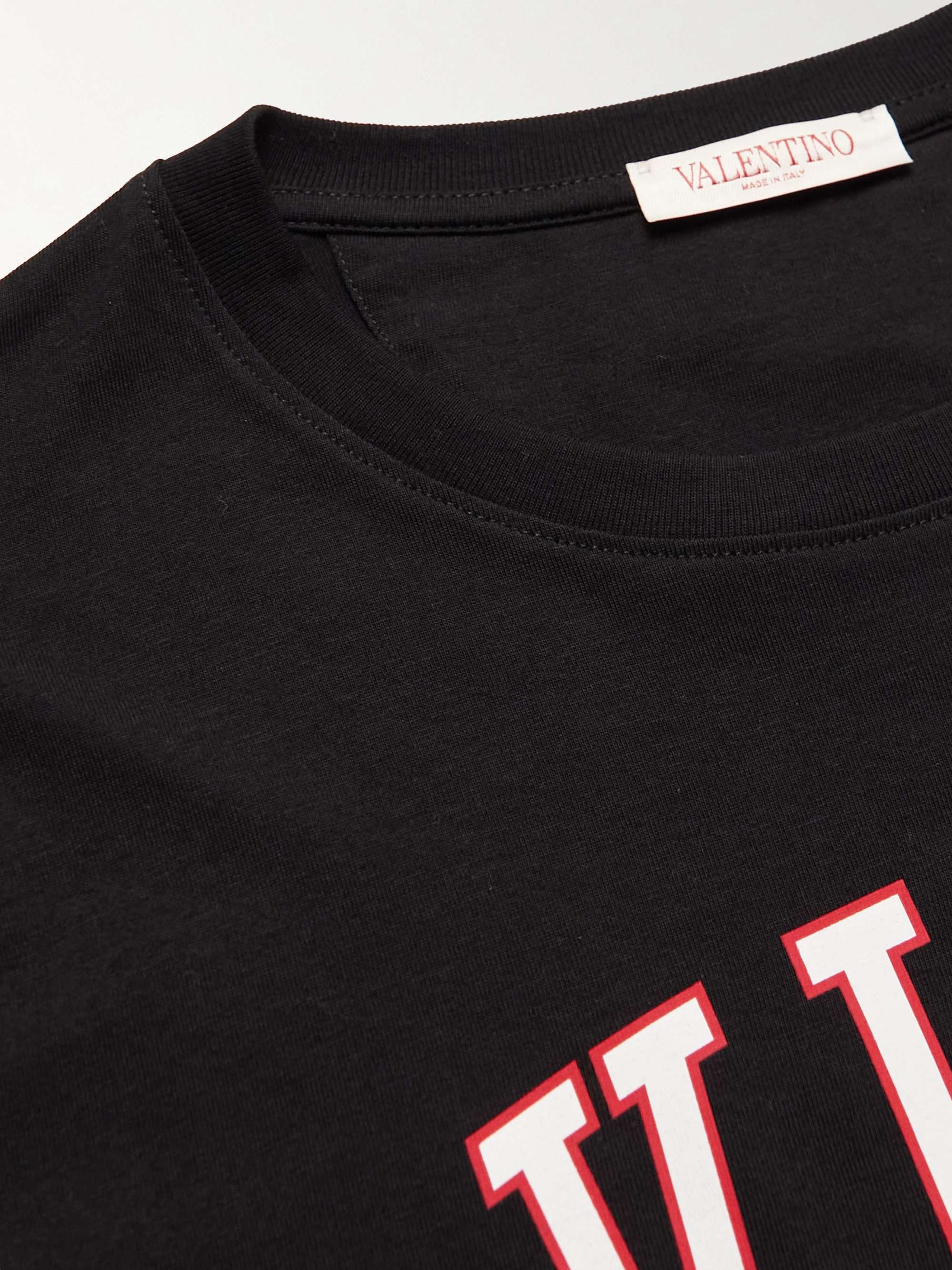 VALENTINO GARAVANI Logo-Print Cotton-Jersey T-Shirt