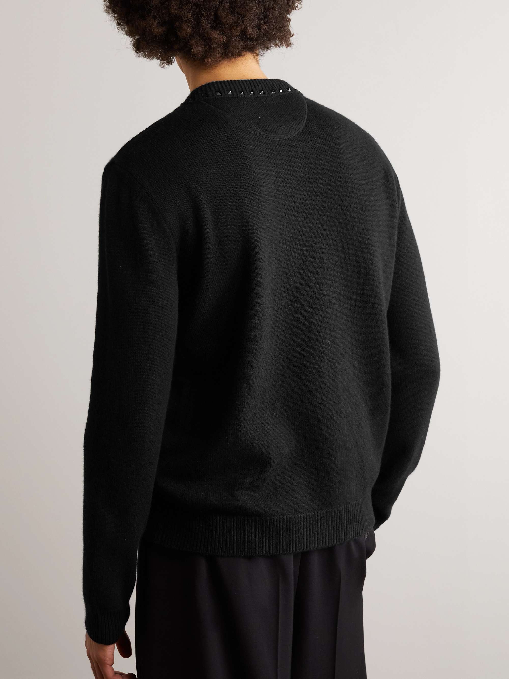 VALENTINO GARAVANI Studded Cashmere Sweater