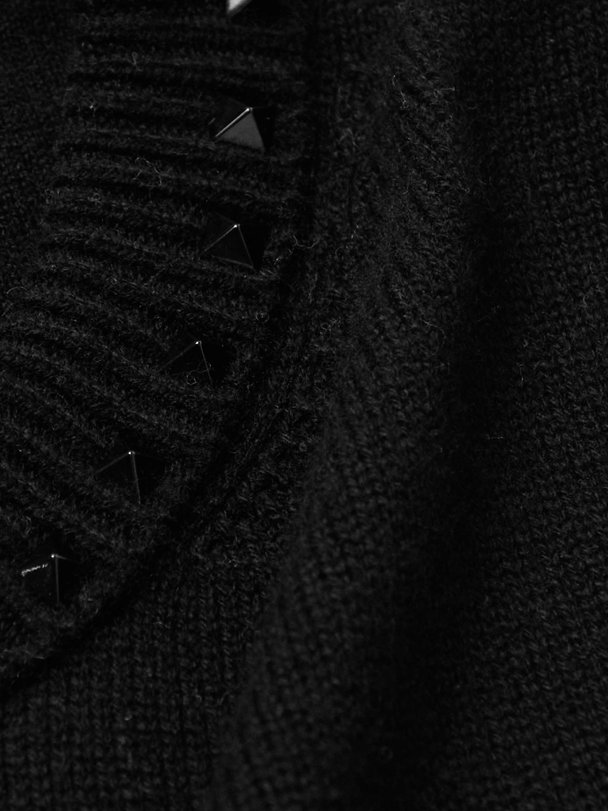 VALENTINO GARAVANI Studded Cashmere Sweater