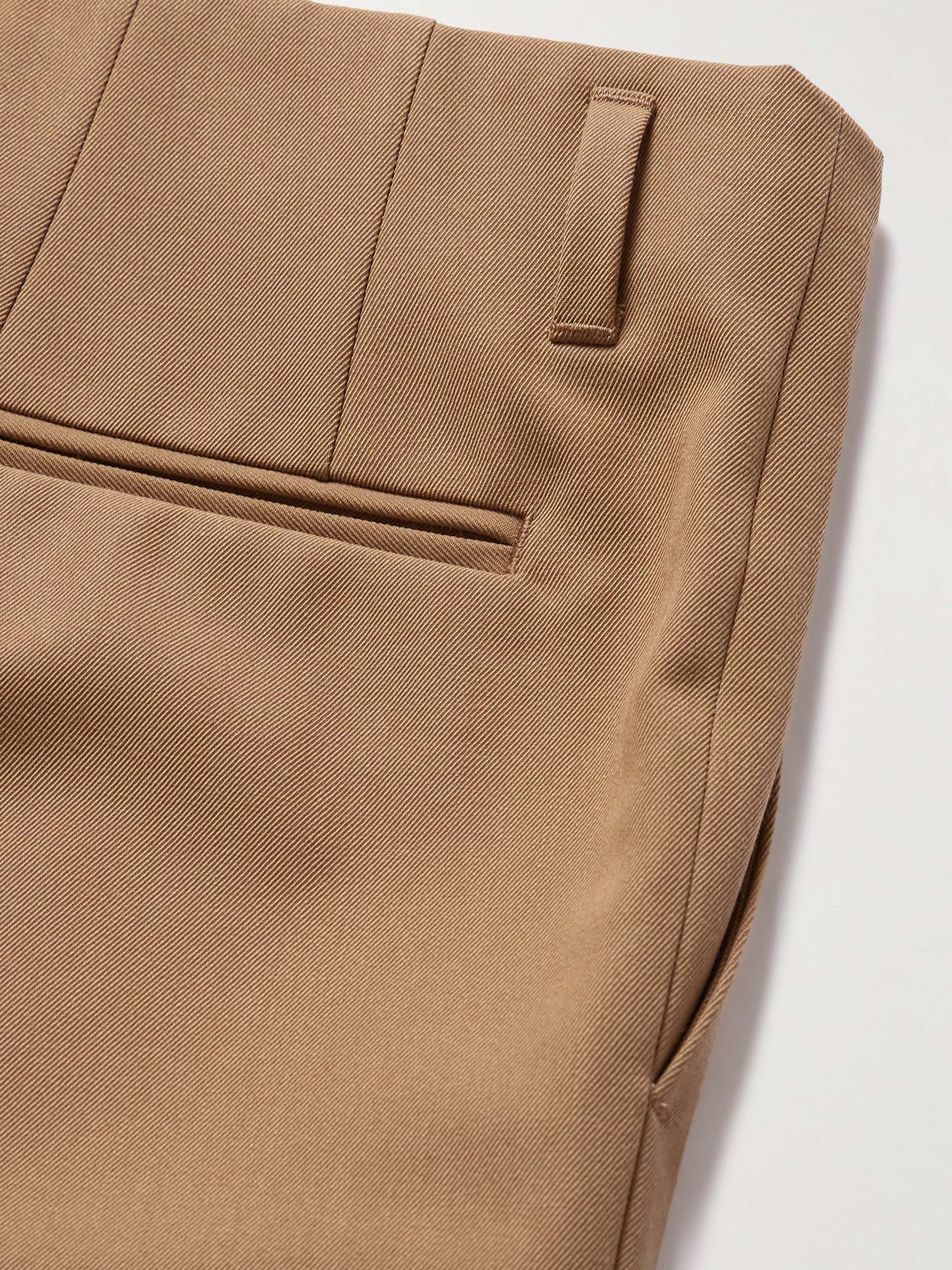 DRIES VAN NOTEN Pleated Twill Shorts for Men MR PORTER