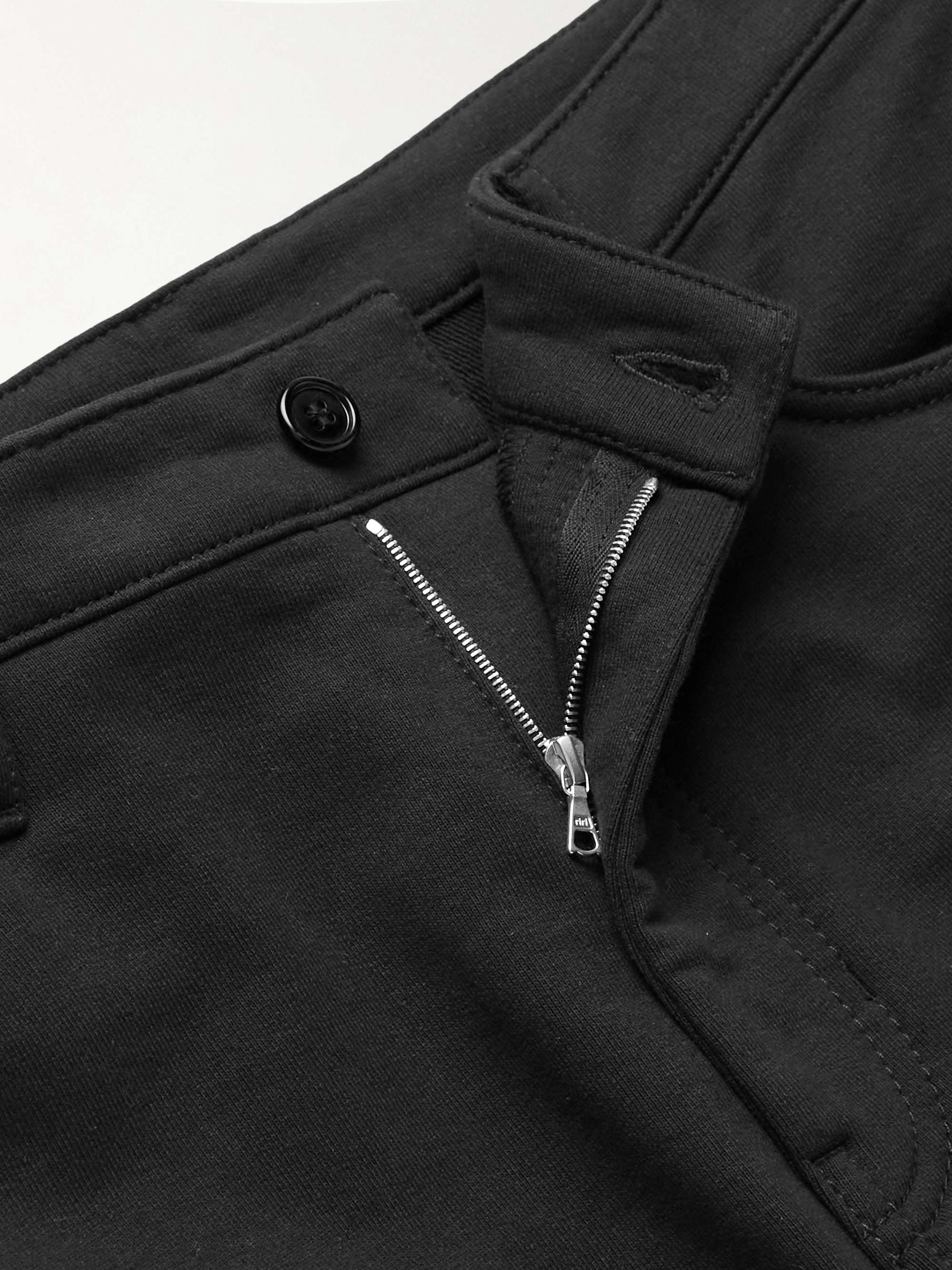 DRIES VAN NOTEN Straight-Leg Cotton-Jersey Trousers