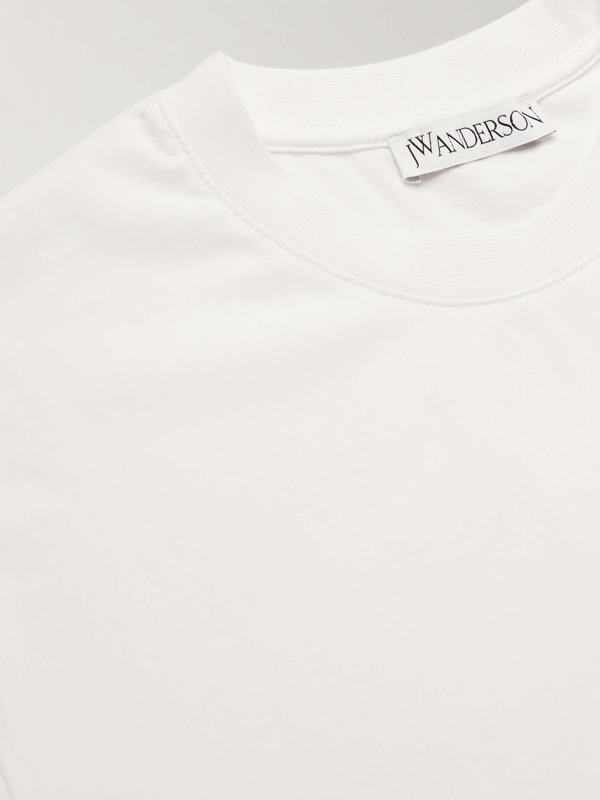JW ANDERSON Embroidered Cotton-Jersey T-Shirt
