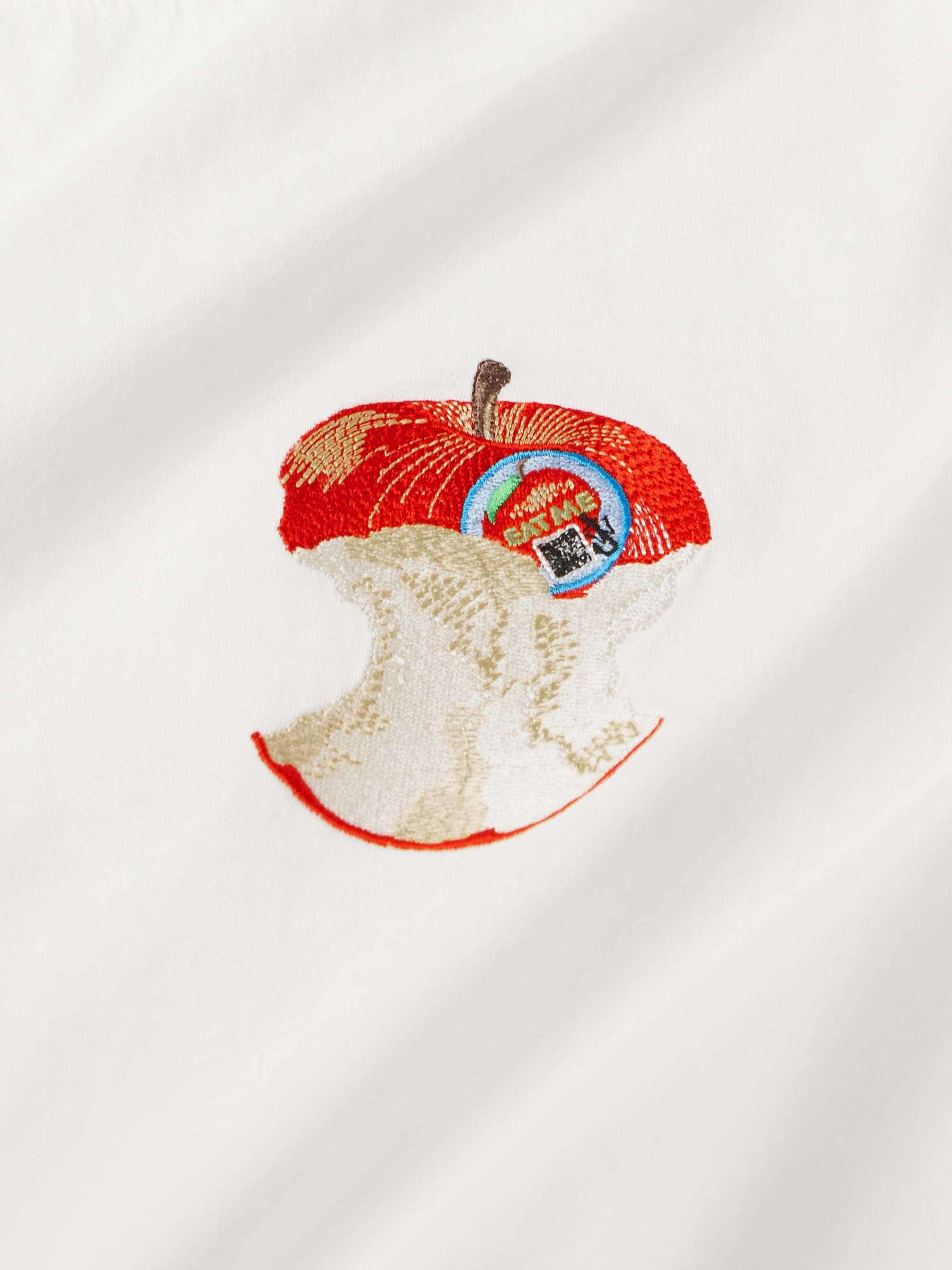 JW ANDERSON Embroidered Cotton-Jersey T-Shirt