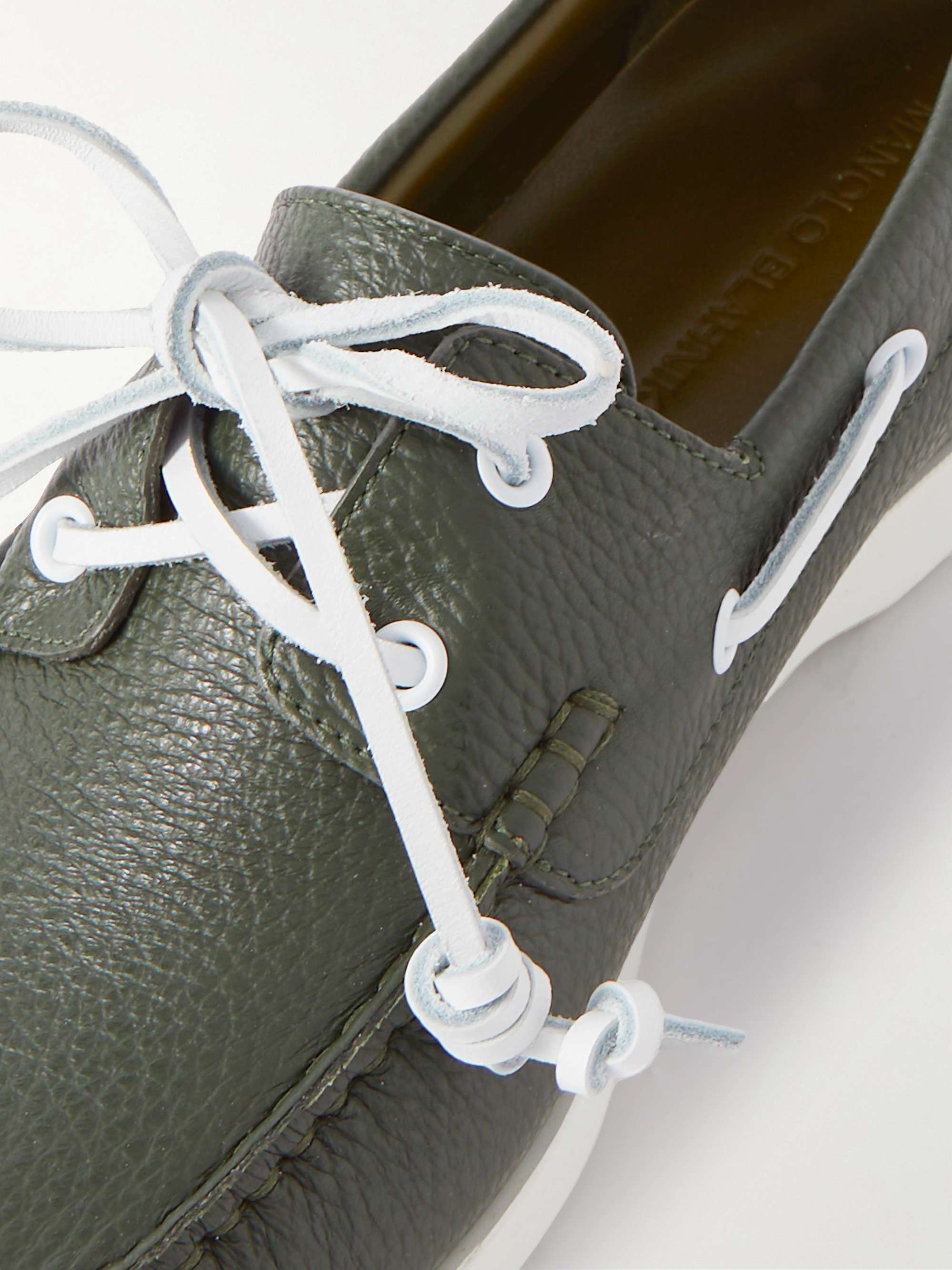 Green sales boat shoes