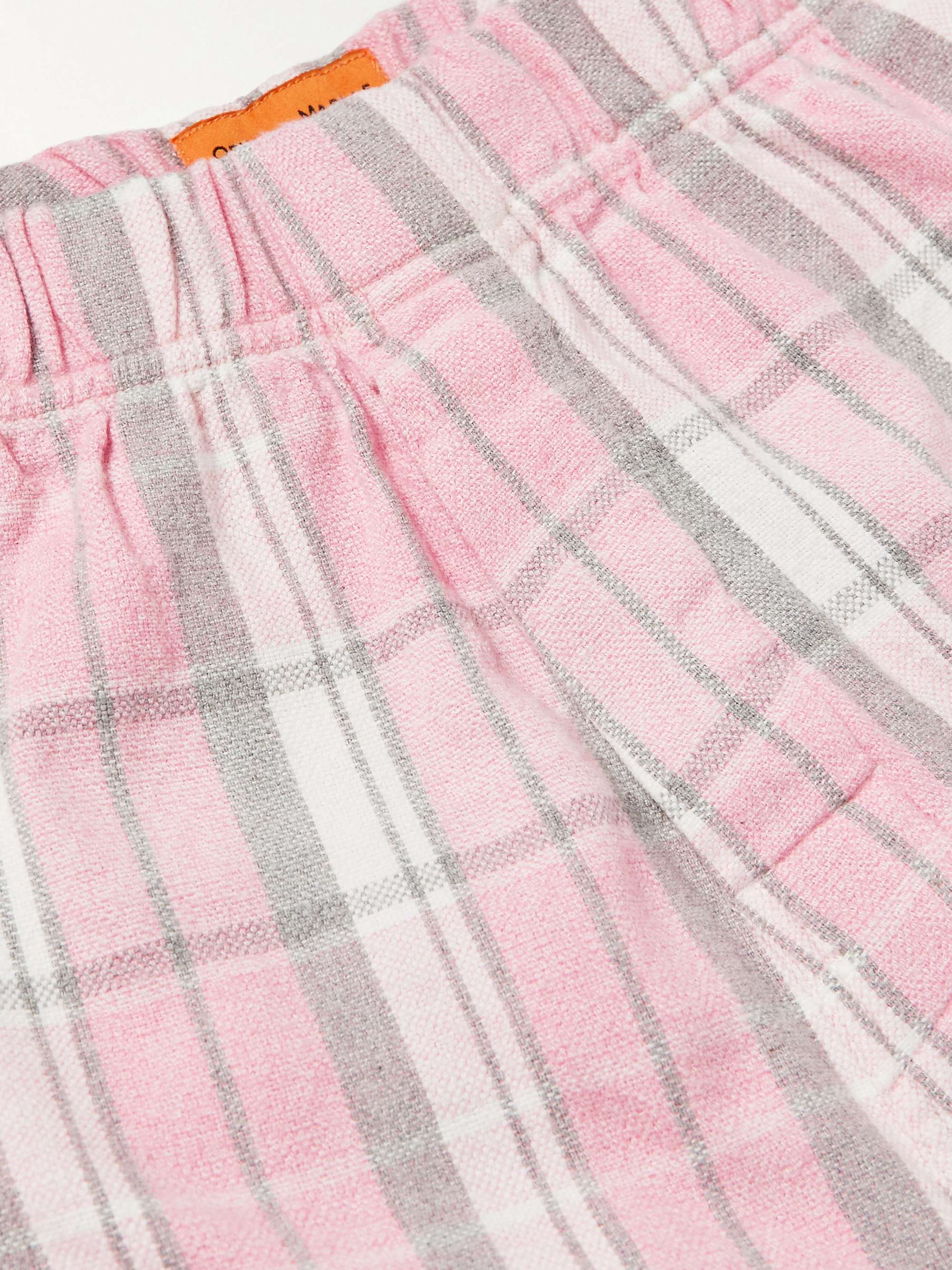 ORIGINAL MADRAS Checked Cotton-Flannel Pyjama Shorts