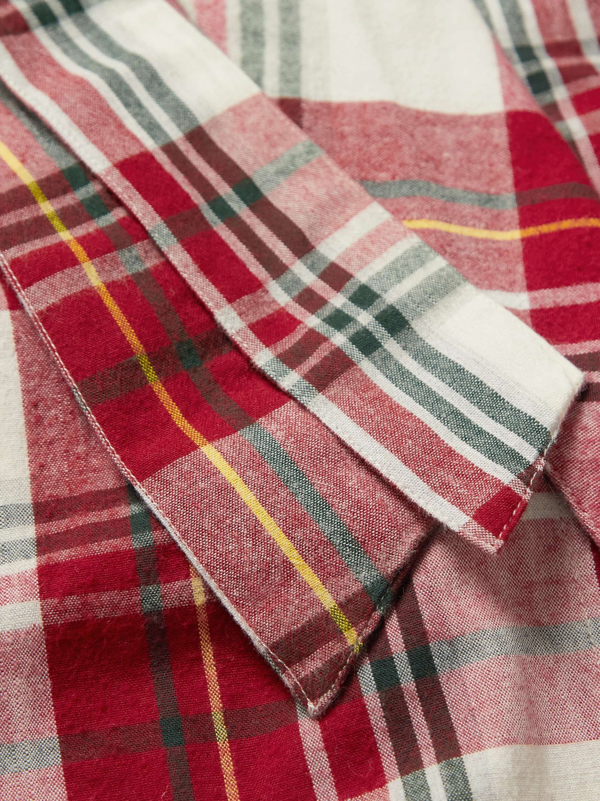 ORIGINAL MADRAS Checked CottonFlannel Robe for Men MR PORTER