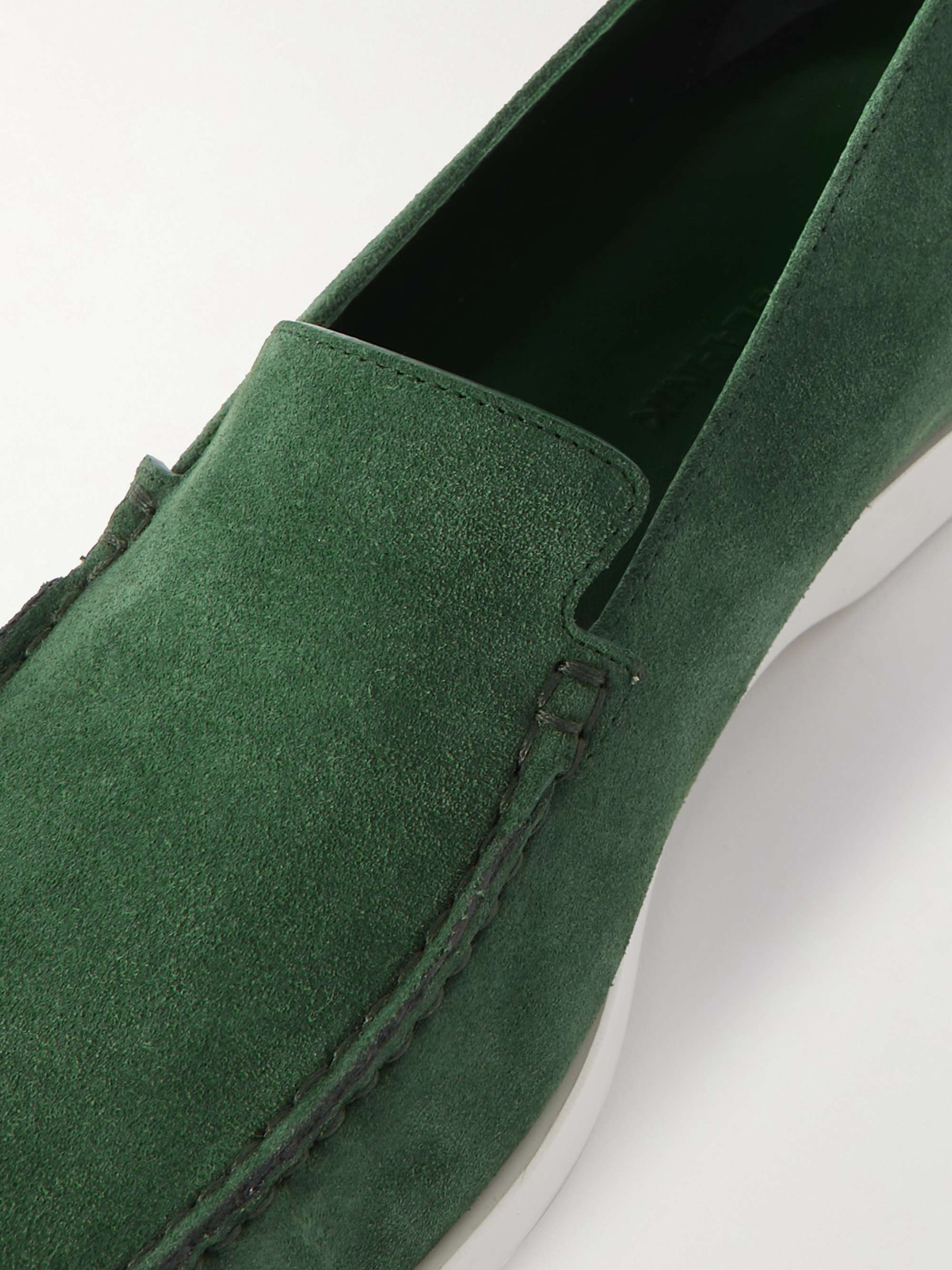 MANOLO BLAHNIK Monaco Suede Loafers