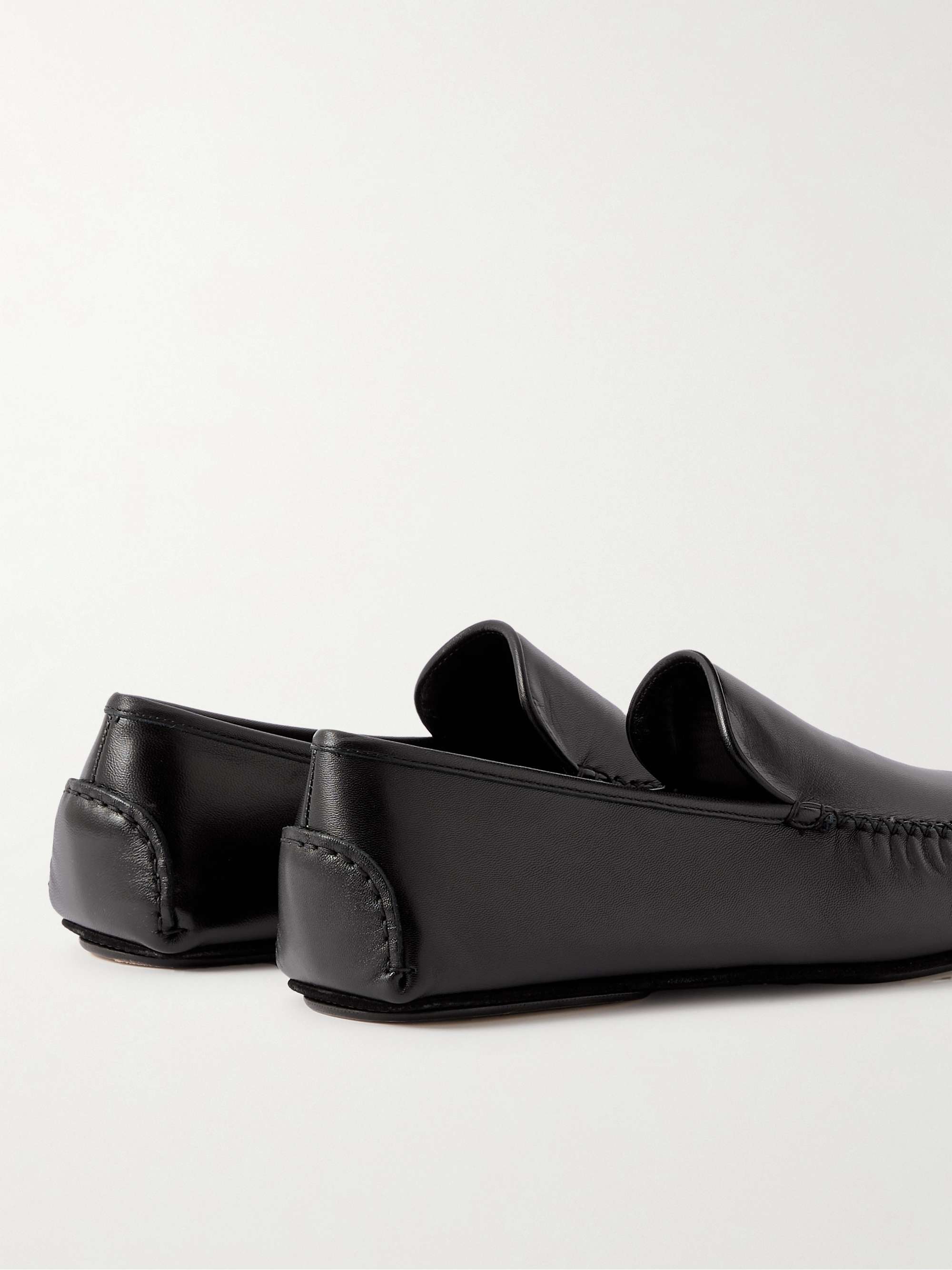 MANOLO BLAHNIK Mayfair Leather Driving Shoes