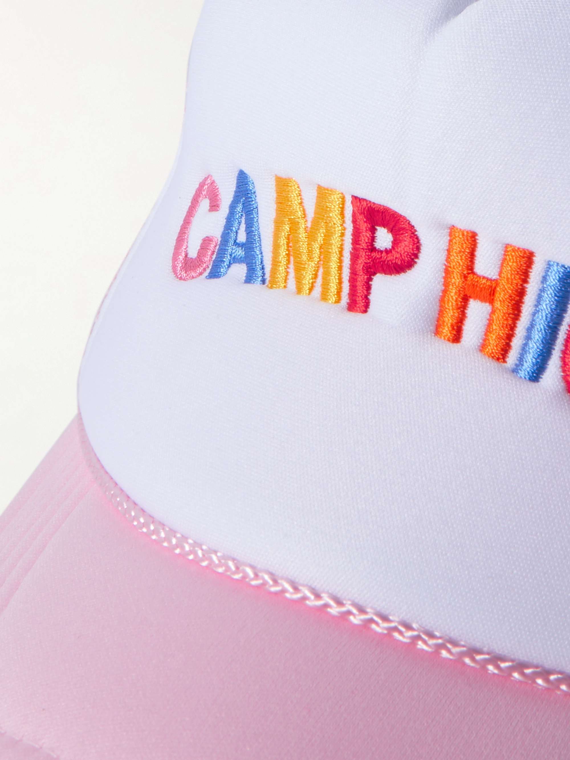 CAMP HIGH Will Rogers Logo-Embroidered Cotton-Twill and Mesh Trucker Hat