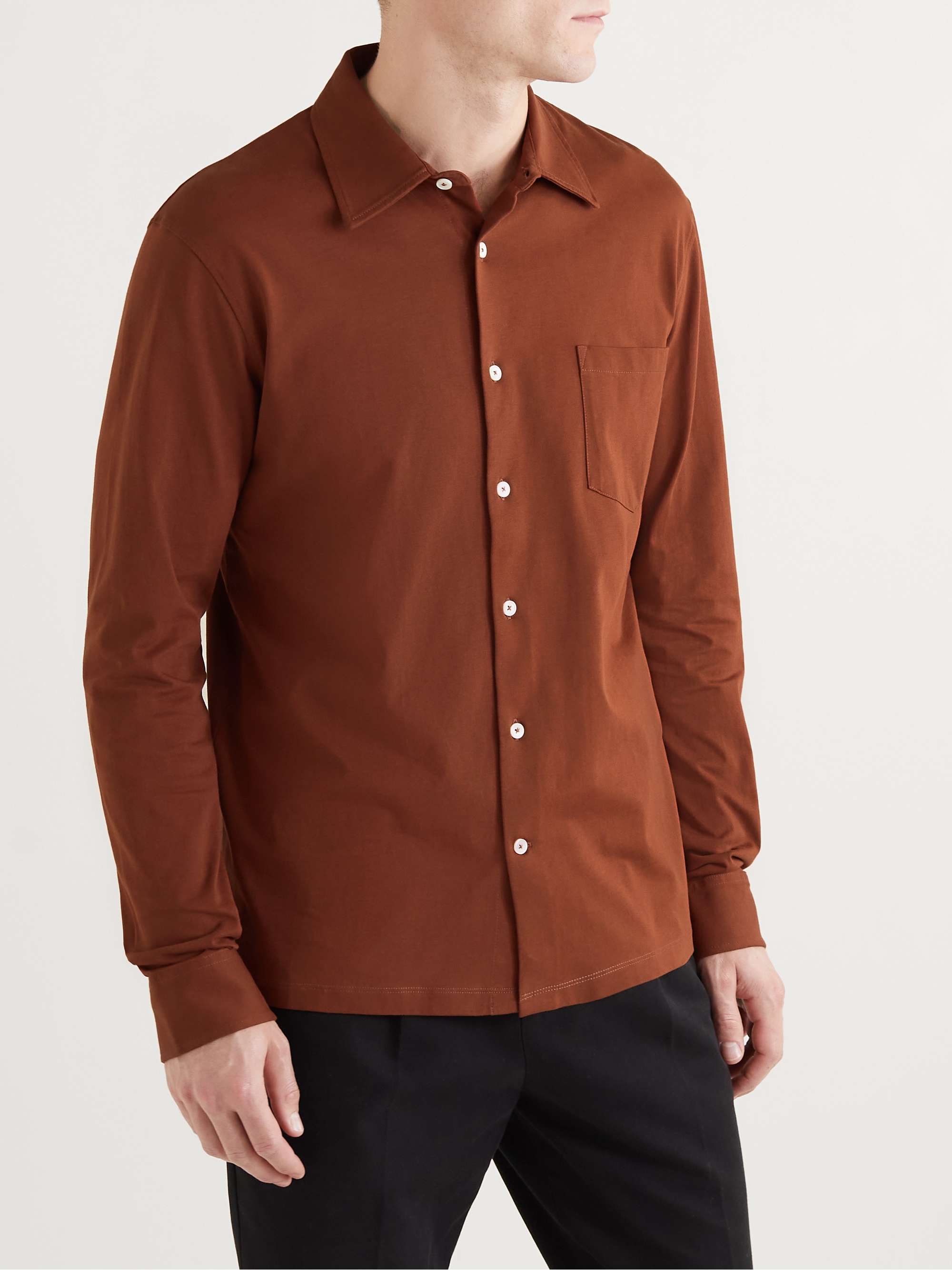 MR P. Cotton-Jersey Shirt