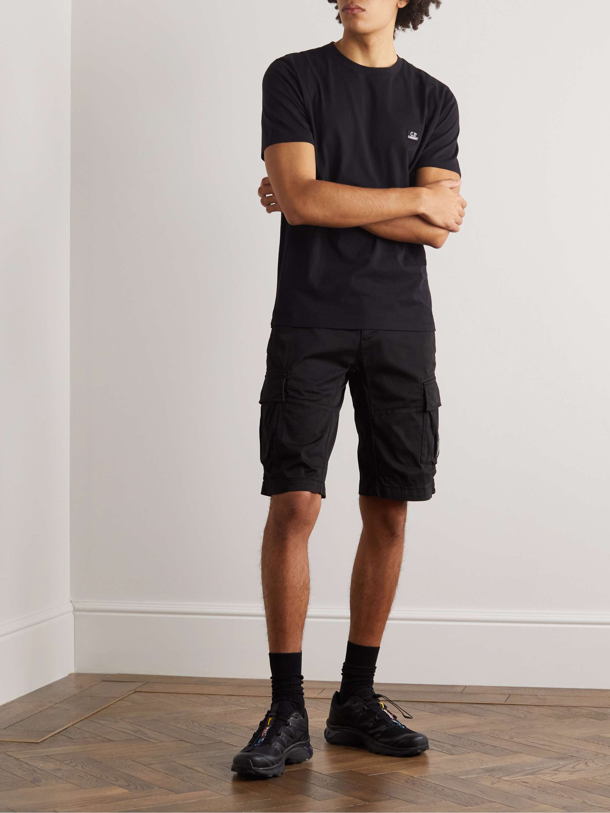C.P. COMPANY Logo-Appliquéd Cotton-Jersey T-Shirt