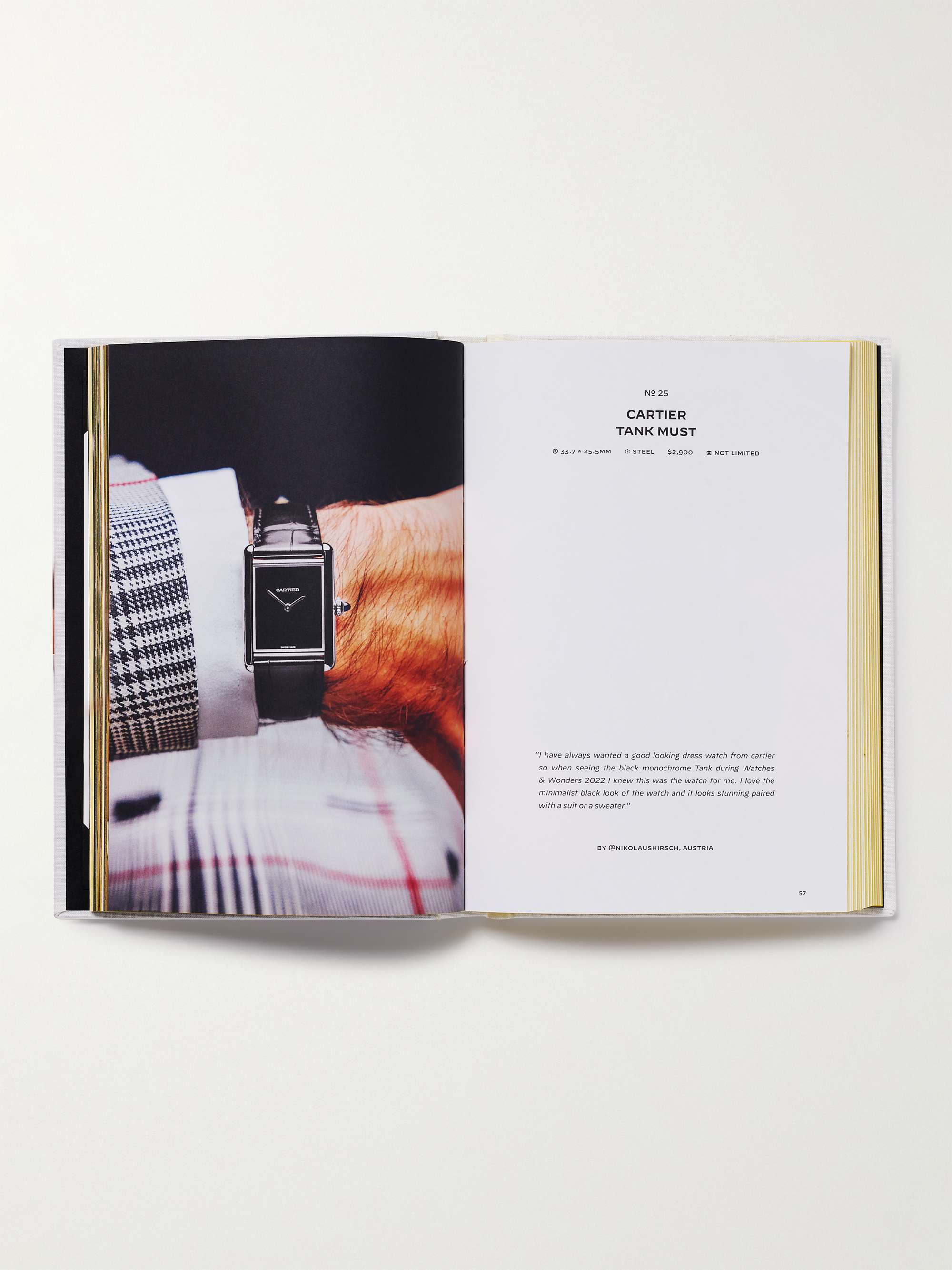 THE WATCH ANNUAL The Watch Annual 2022 Exclusive MR PORTER Edition Hardcover Book