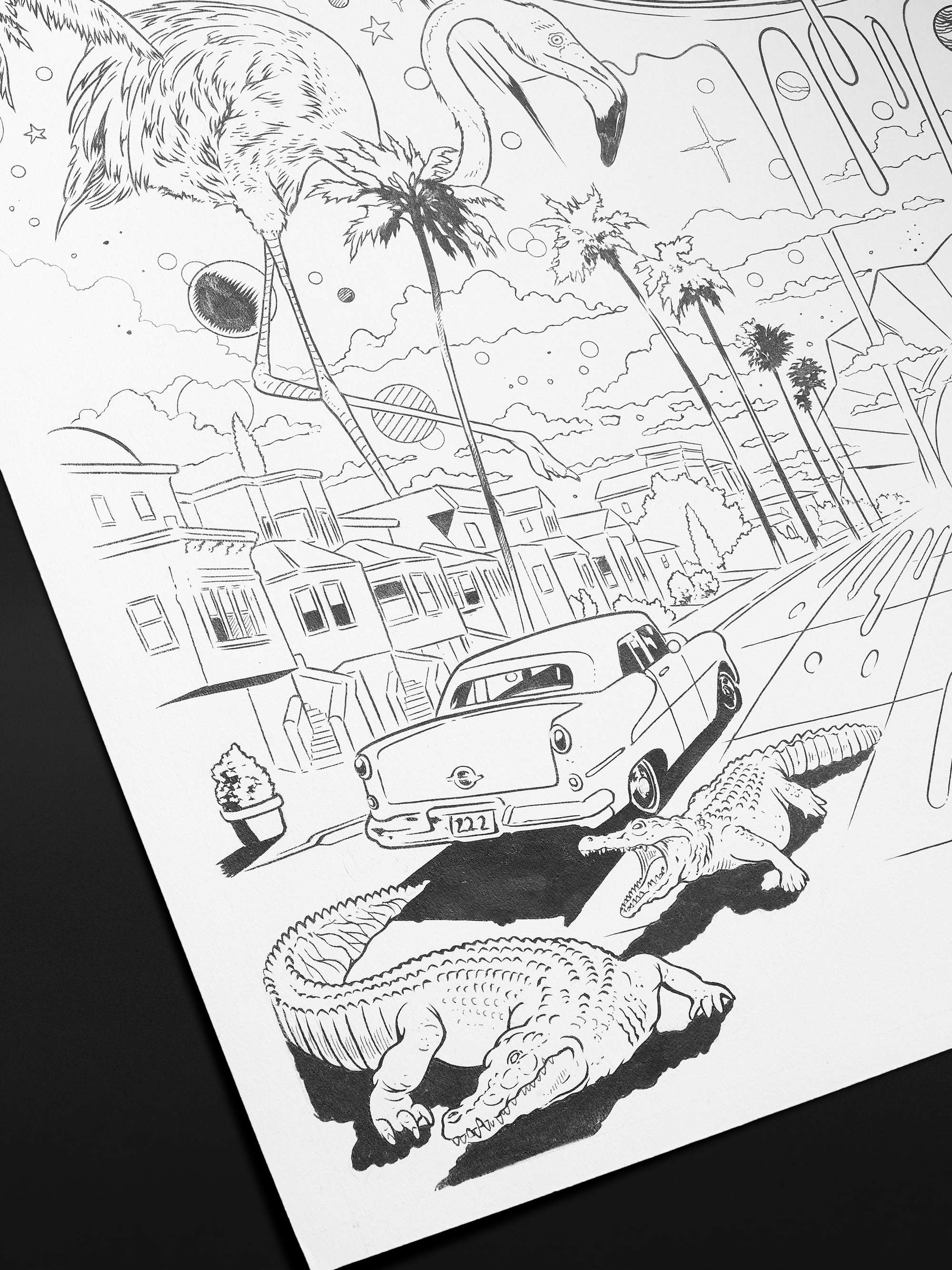 THE WATCH ANNUAL Unframed Tim McDonagh Illustrations, 21" x 30"