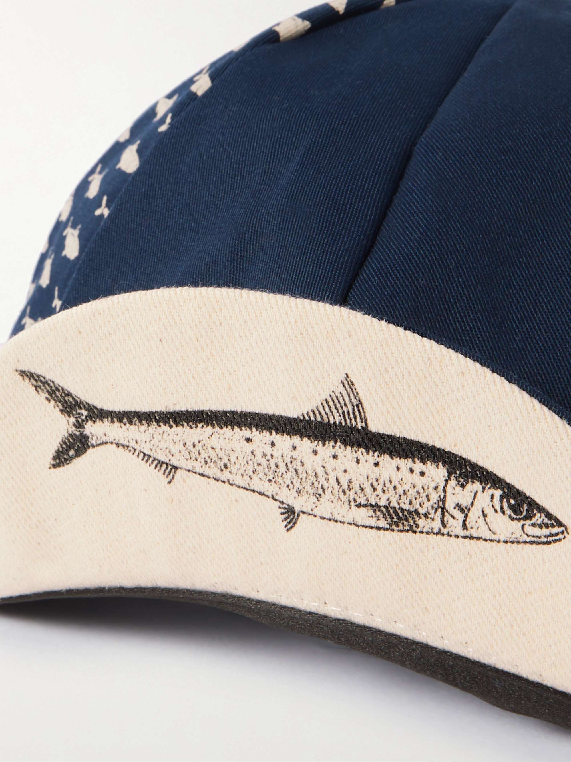 CAFE DU CYCLISTE Logo-Print Twill Cycling Cap