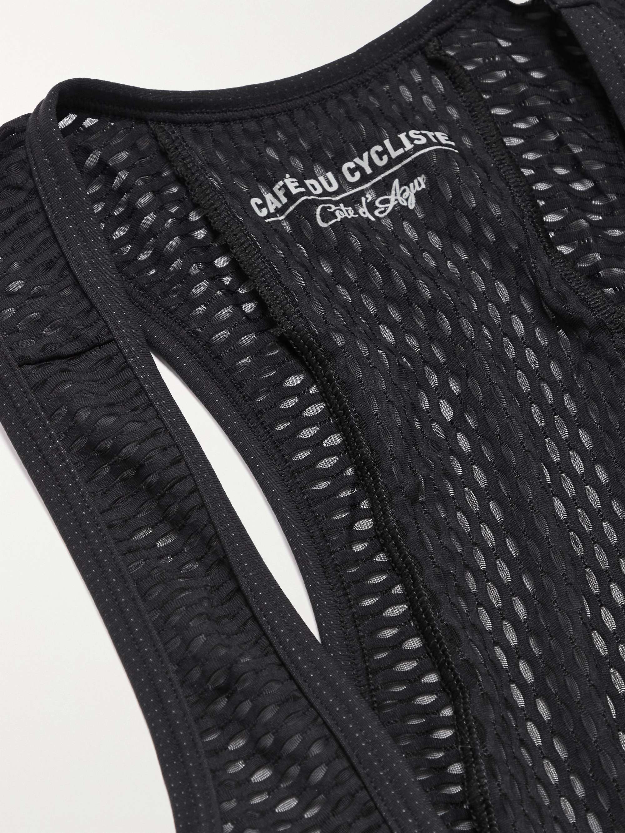 CAFE DU CYCLISTE Adèle Mesh-Panelled Jersey Cycling Bib Shorts