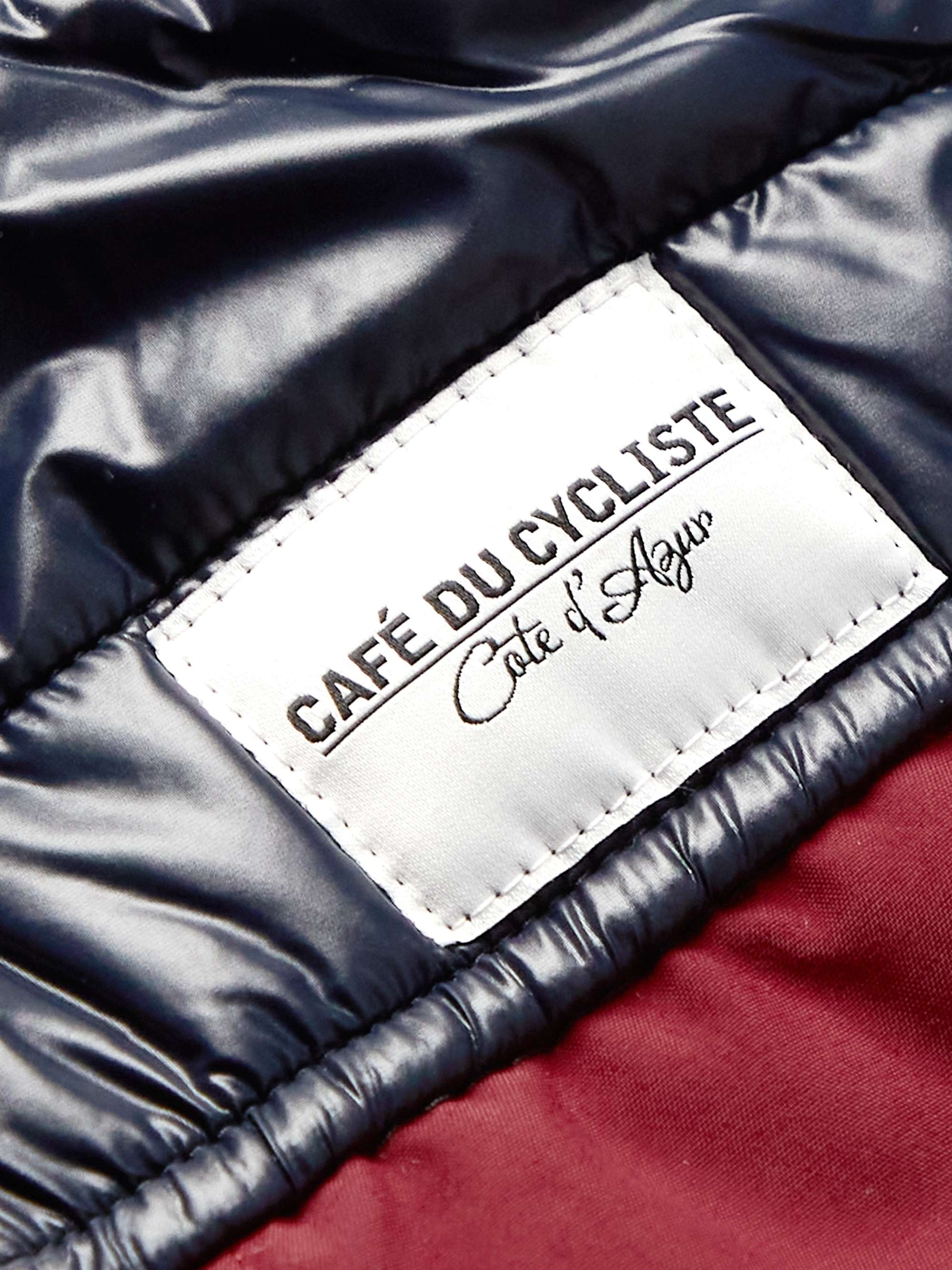 CAFE DU CYCLISTE Padded Quilted Shell and Fleece Gilet