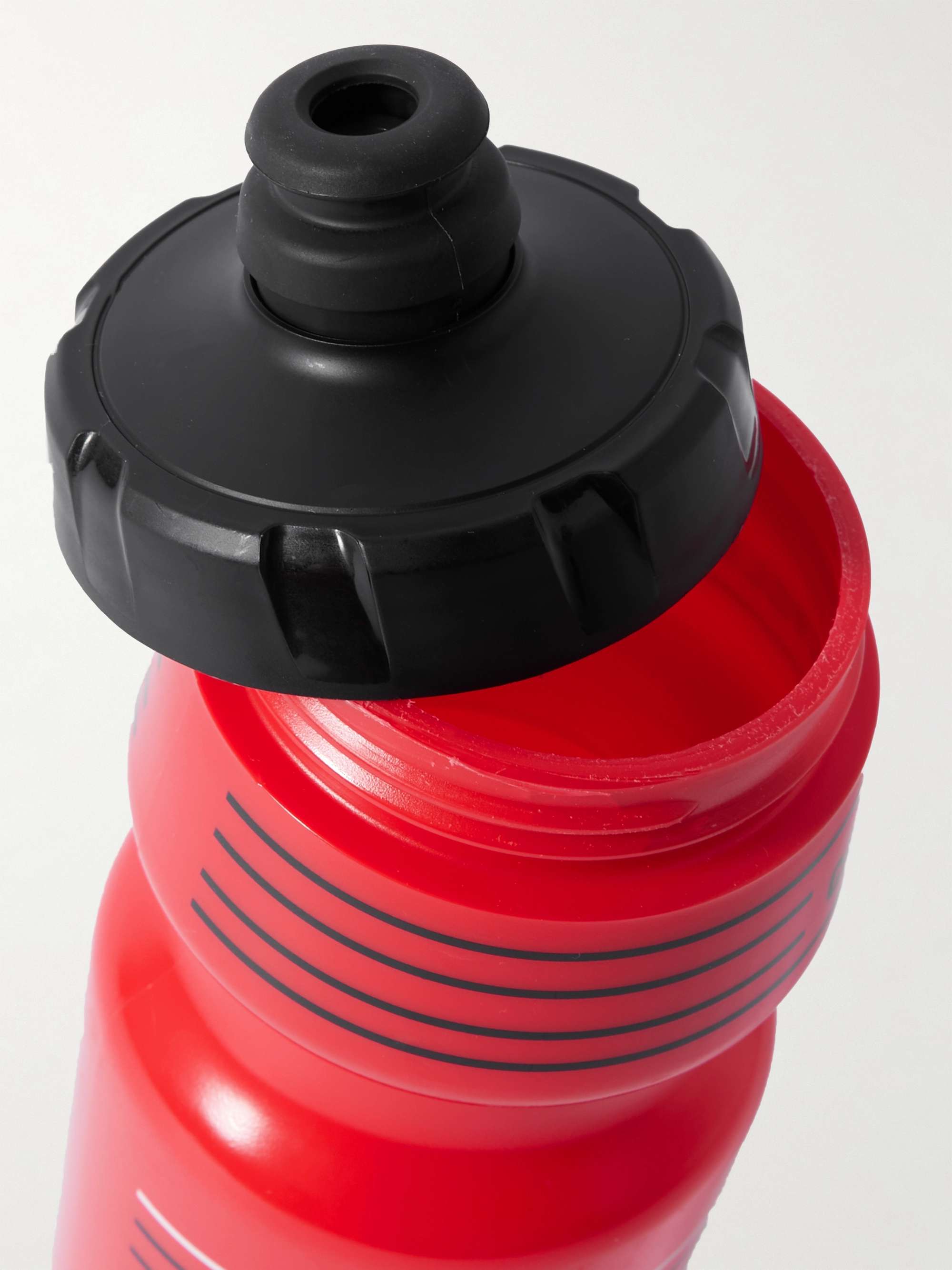 CAFE DU CYCLISTE Logo-Print Striped Water Bottle, 700ml