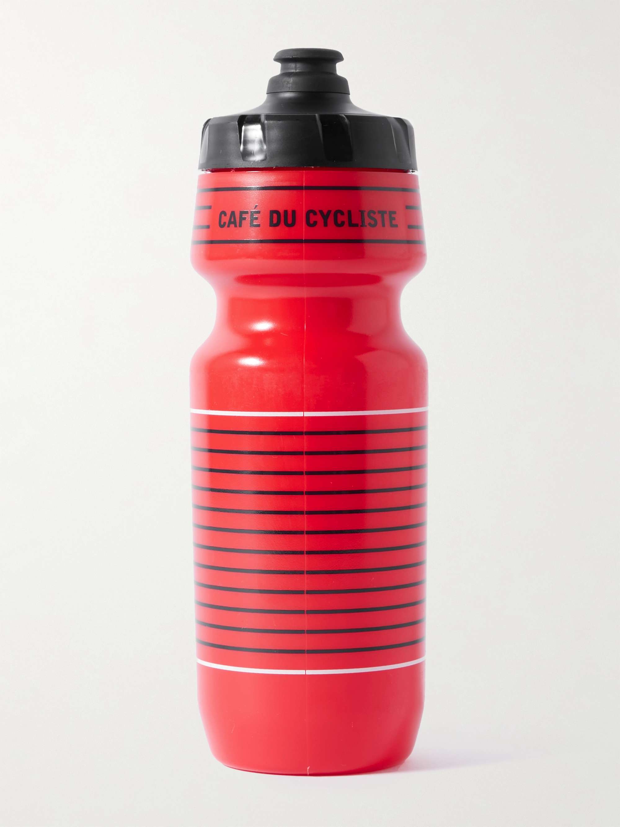 CAFE DU CYCLISTE Logo-Print Striped Water Bottle, 700ml