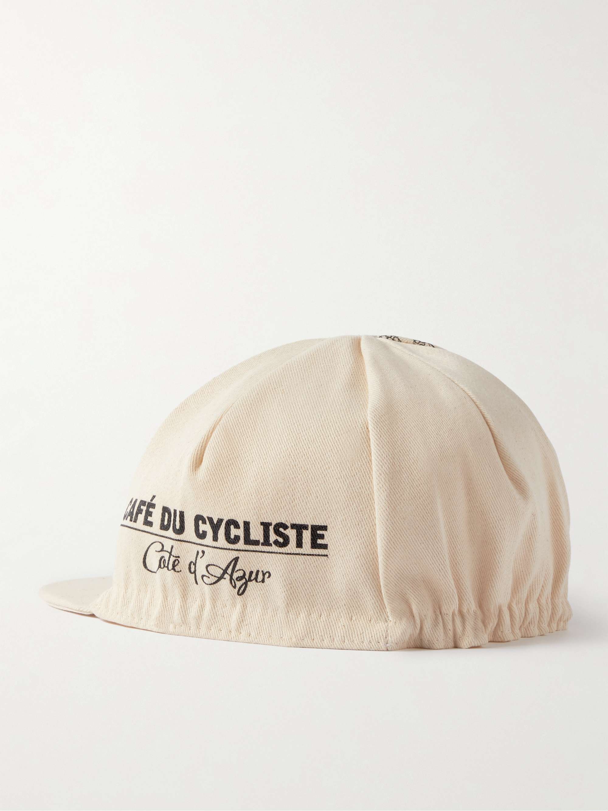 CAFE DU CYCLISTE Logo-Print Twill Cycling Cap