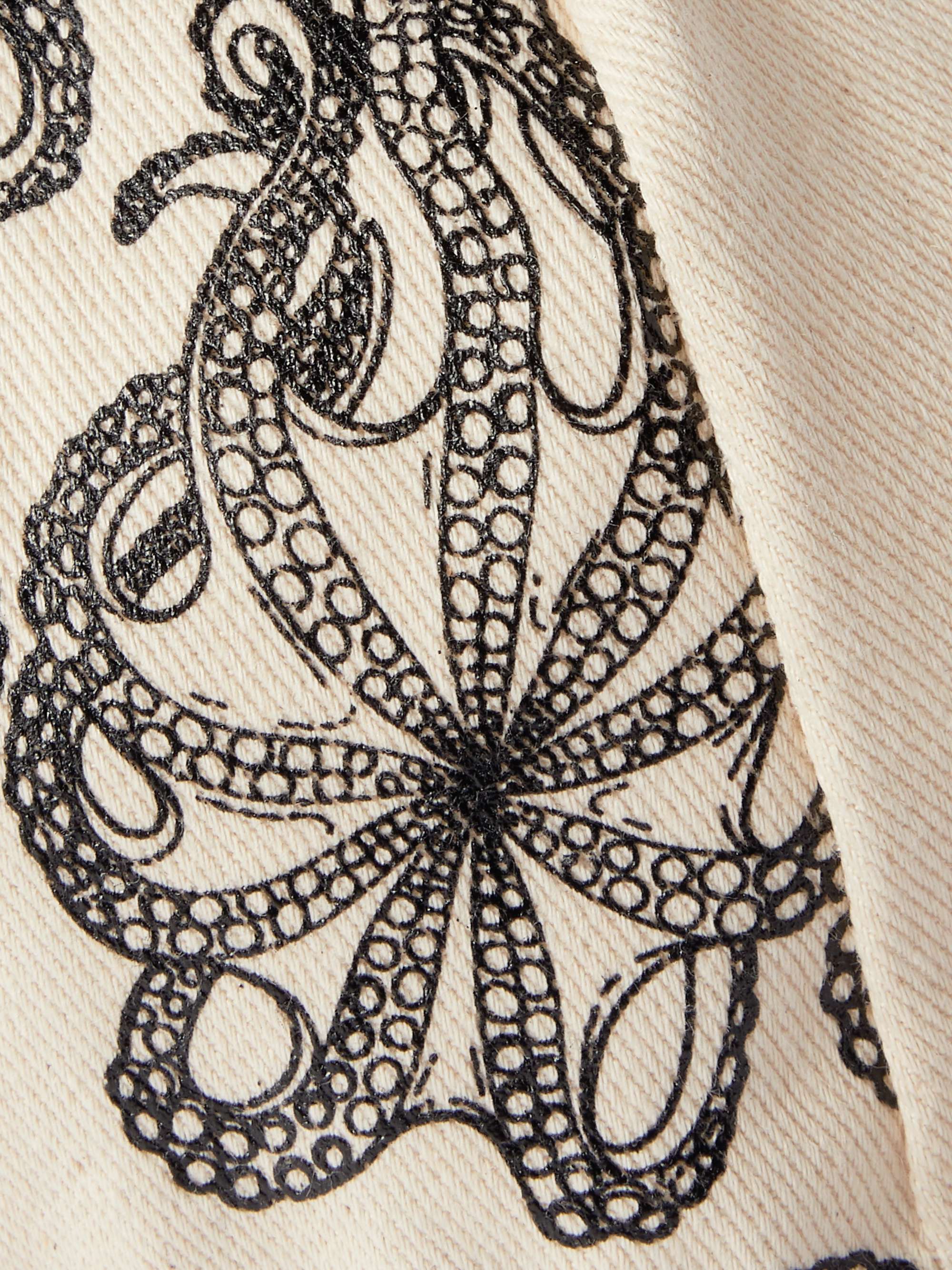 CAFE DU CYCLISTE Logo-Print Twill Cycling Cap