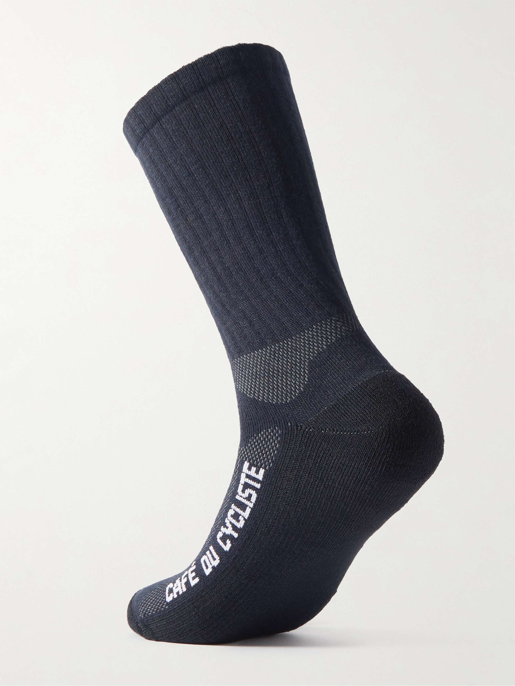 CAFE DU CYCLISTE Merino Wool-Blend Cycling Socks