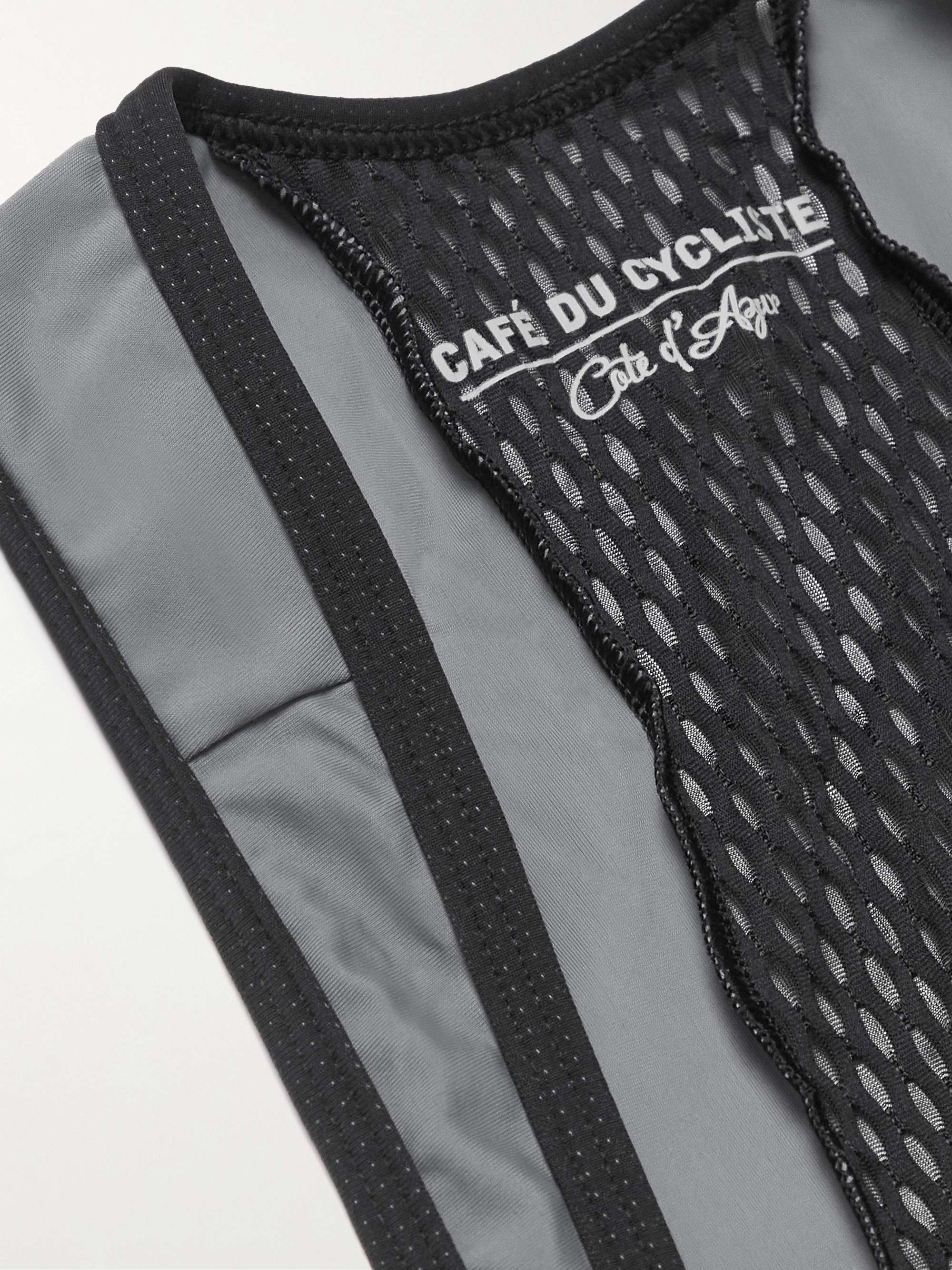 CAFE DU CYCLISTE Adrienne Mesh-Panelled Stretch-Jersey Cycling Bib Shorts