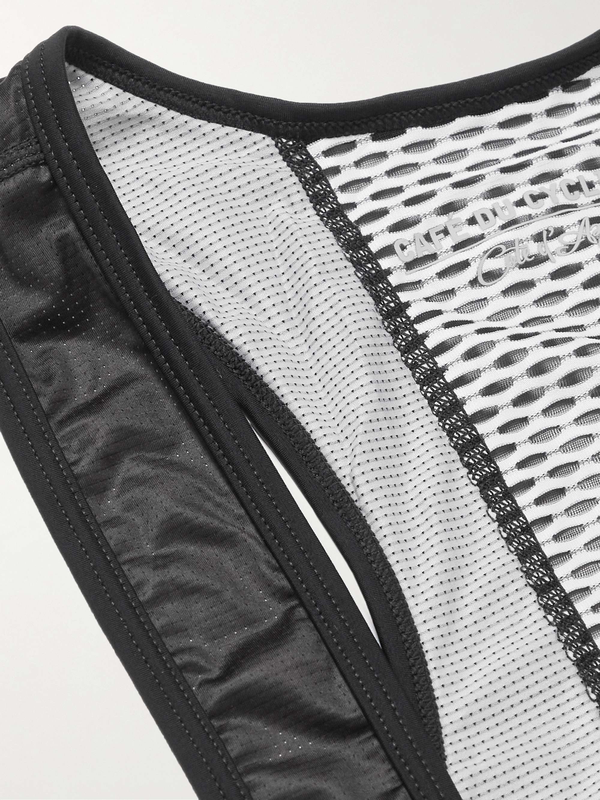 CAFE DU CYCLISTE Marinette Mesh-Panelled Cycling Bib Shorts