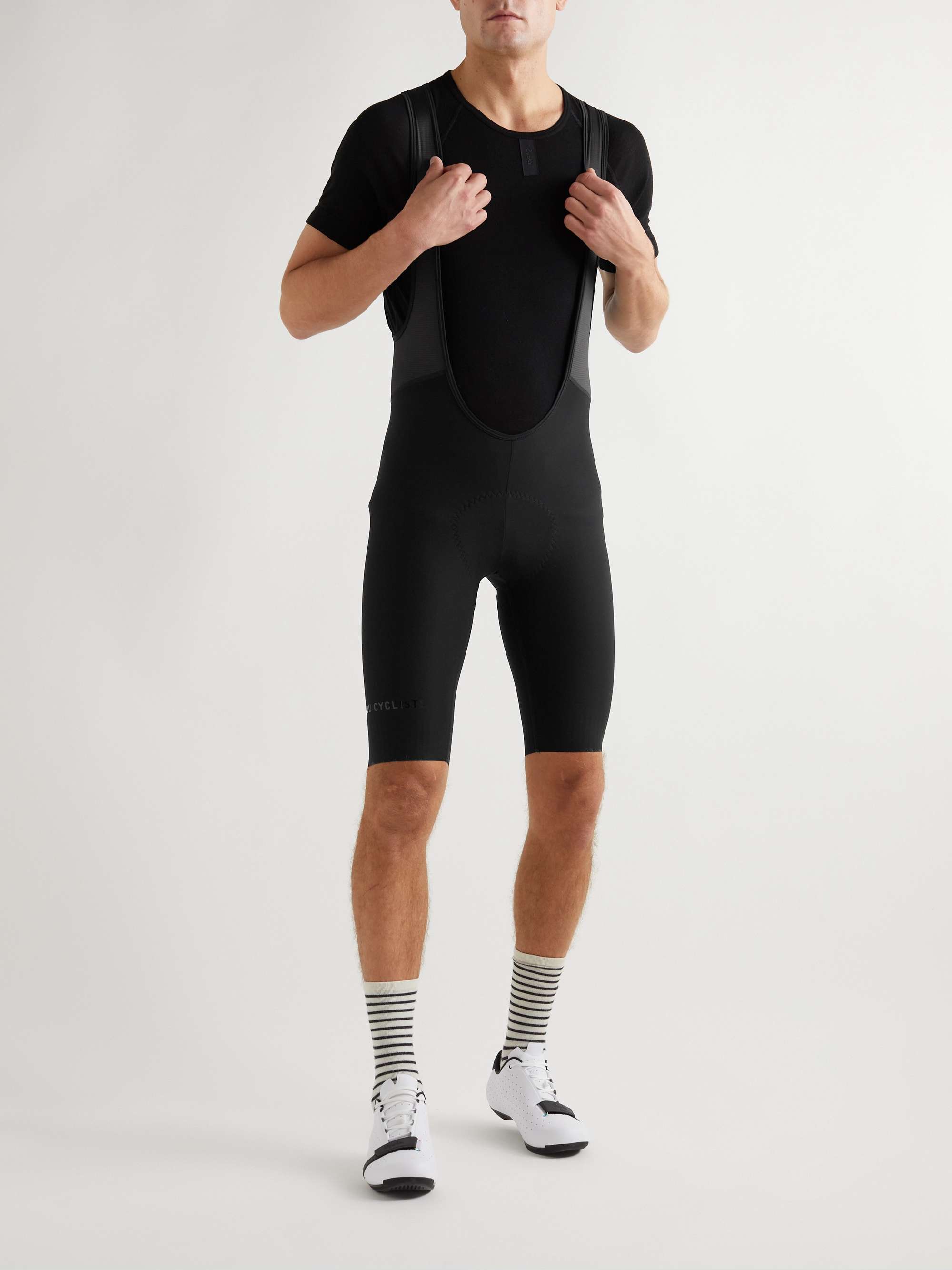 CAFE DU CYCLISTE Marinette Mesh-Panelled Cycling Bib Shorts for Men ...