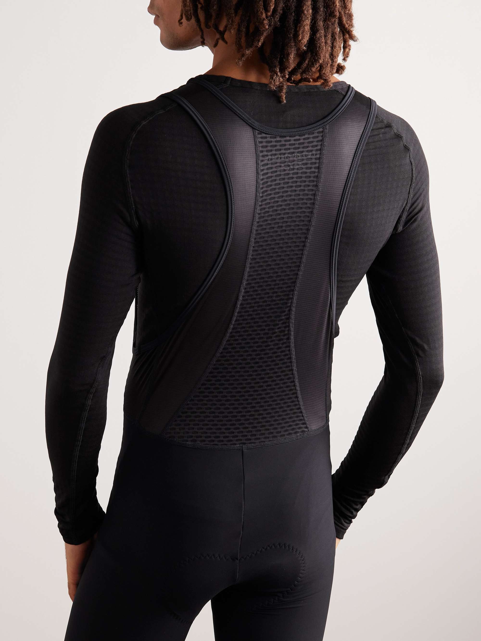 CAFE DU CYCLISTE Coline Stretch Recycled-Jersey Cycling Base Layer
