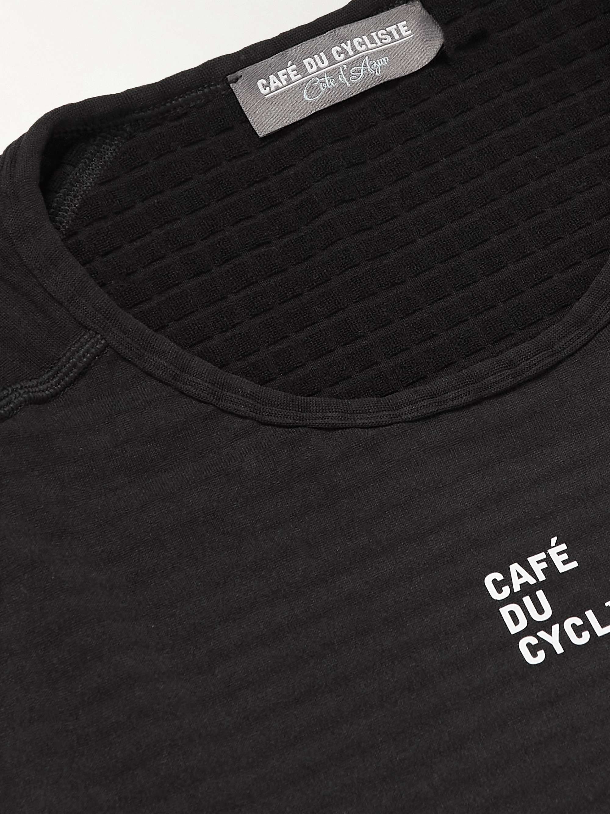 CAFE DU CYCLISTE Coline Stretch Recycled-Jersey Cycling Base Layer