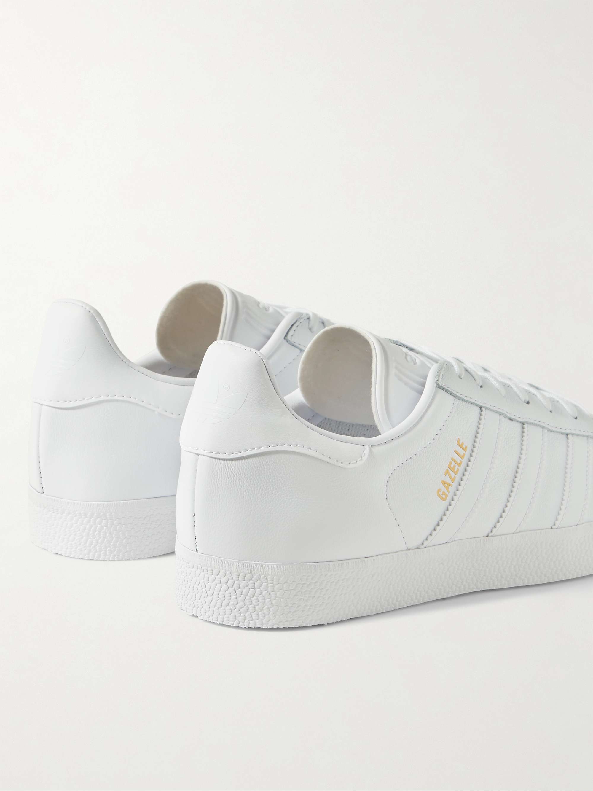 ADIDAS ORIGINALS Gazelle Leather Sneakers | PORTER