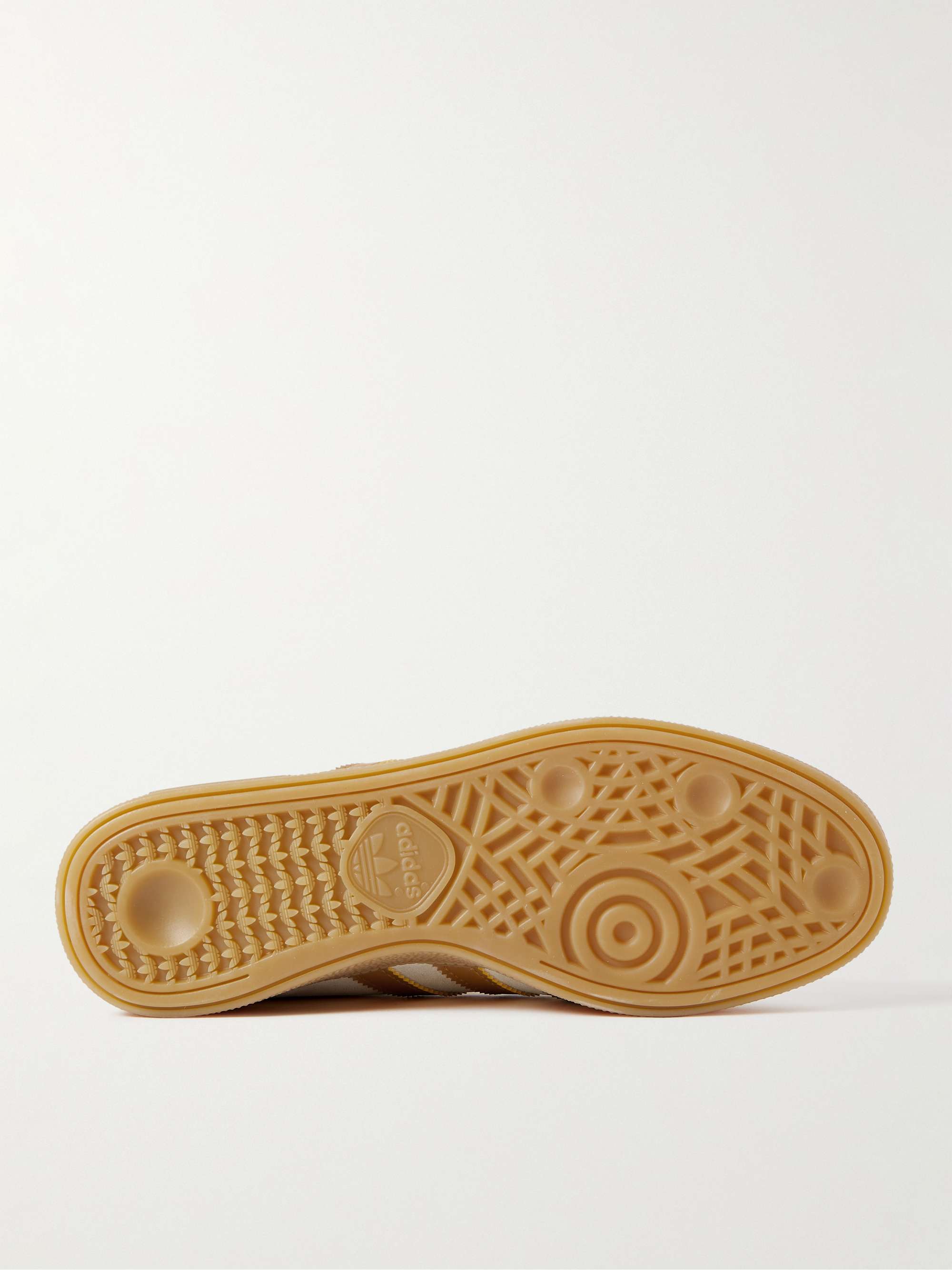 ADIDAS ORIGINALS München Leather-Trimmed Suede Sneakers