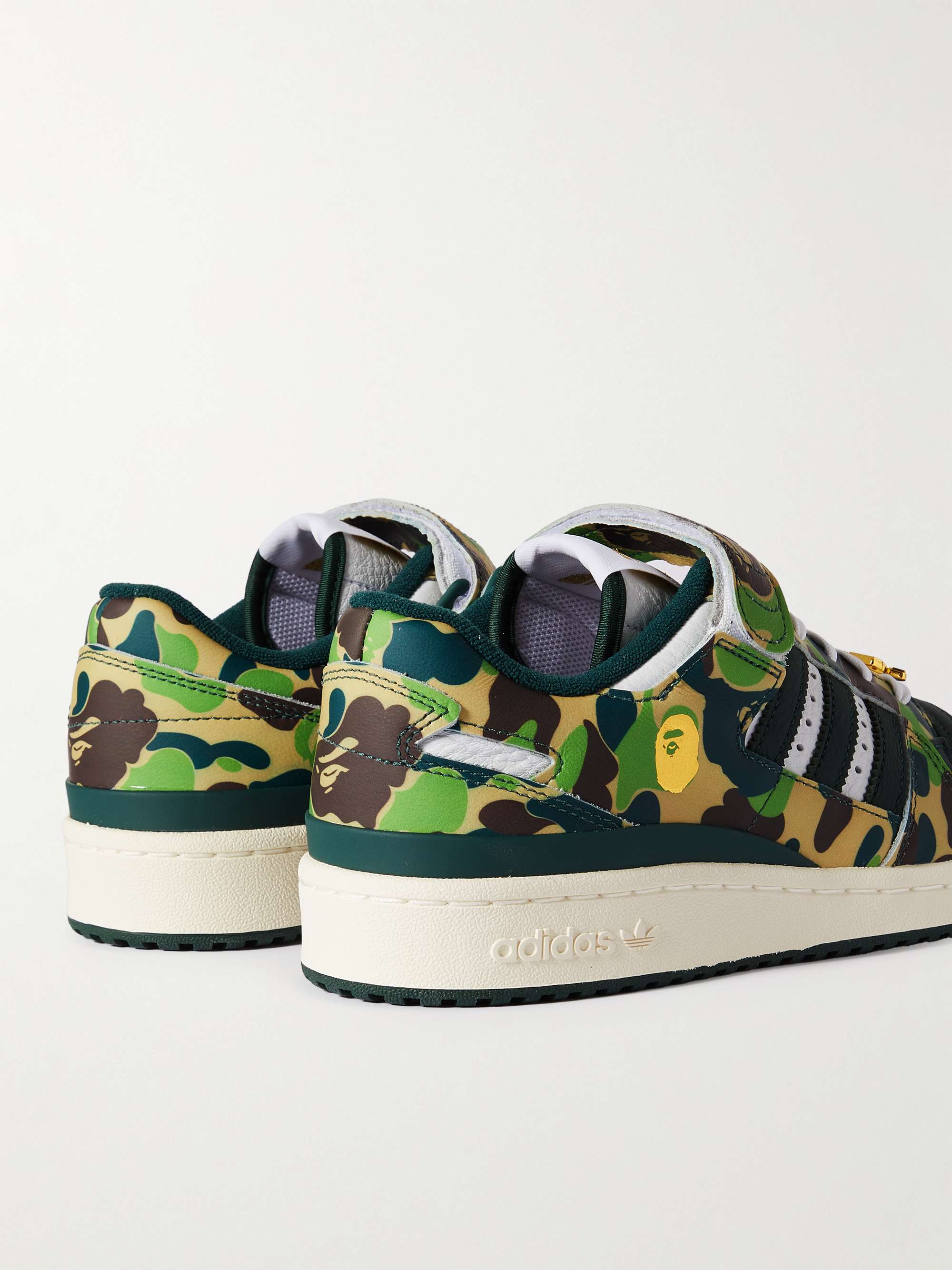 ADIDAS ORIGINALS + A Bathing Ape Forum 84 Low Embellished Printed ...