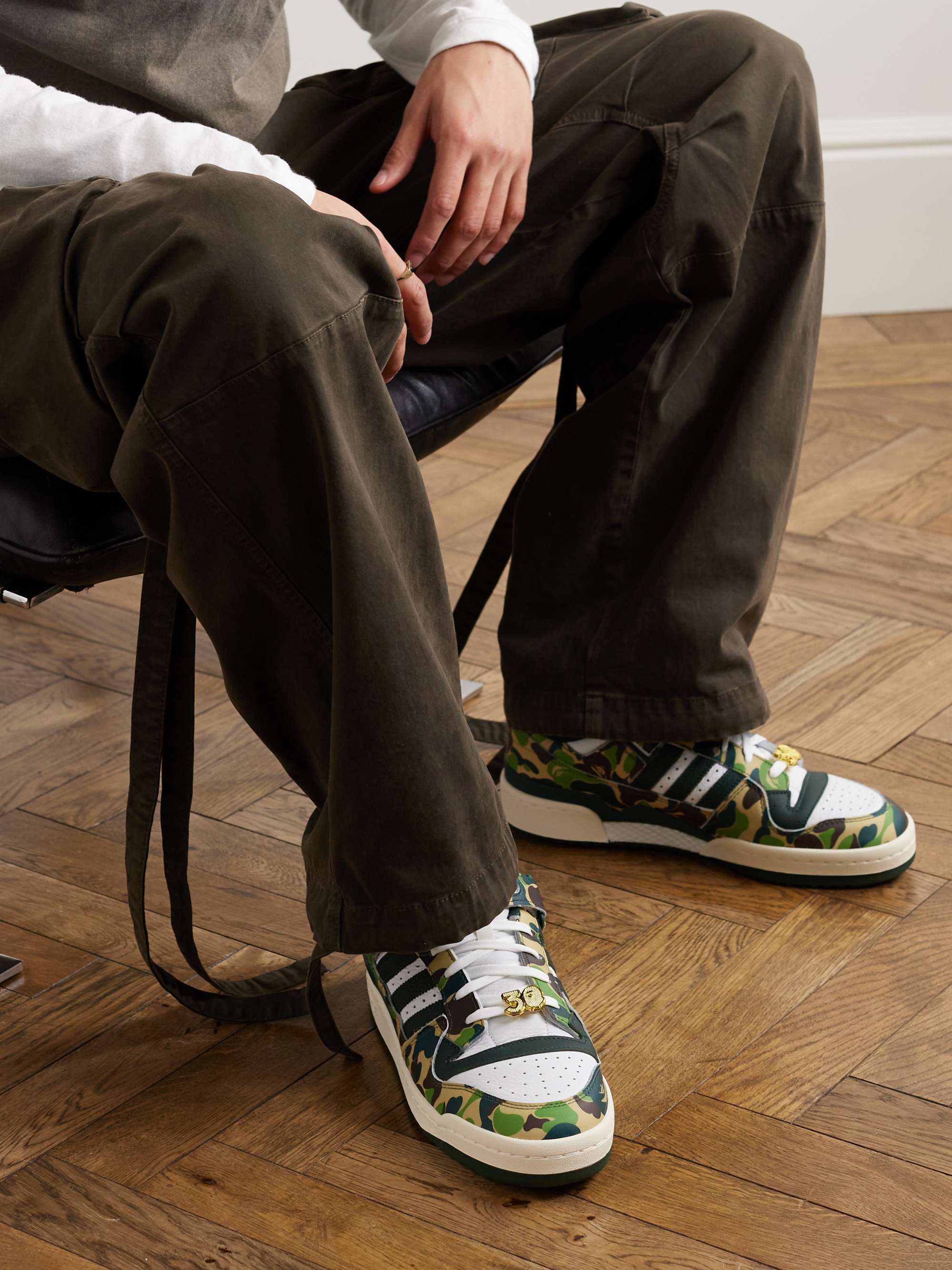 adidas Originals Forum 84 Lace-up Sneakers in Green for Men