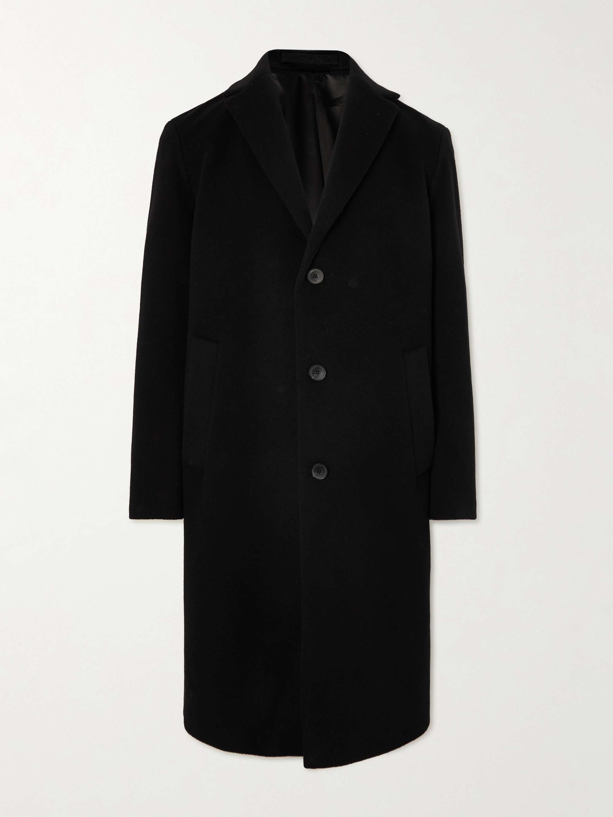 SCHOTT Melton Wool-Blend Peacoat for Men | MR PORTER