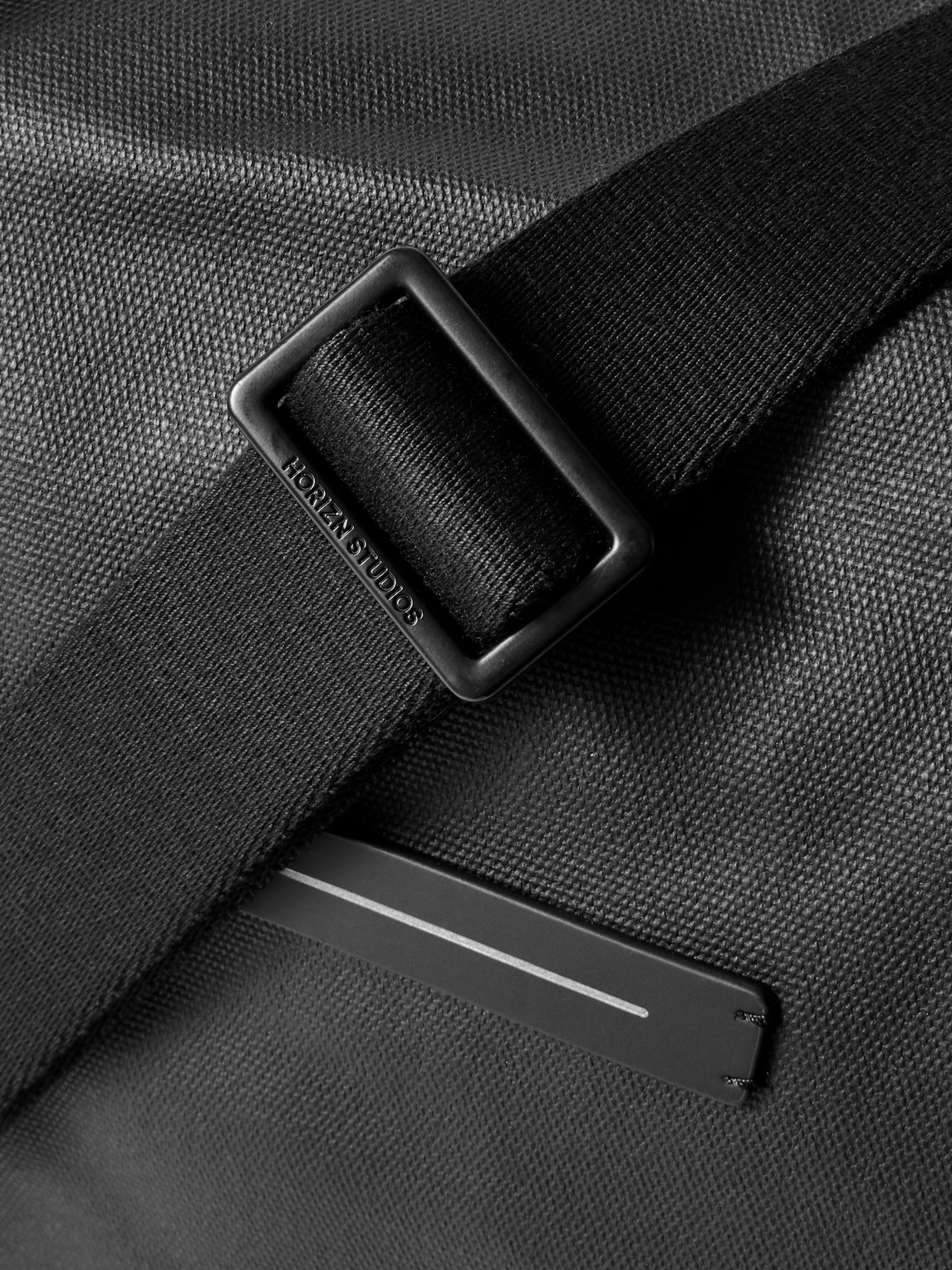  Horizn Studios - Sofo Weekender L Waxed Recycled-cotton Canvas Holdall - Men - Black 