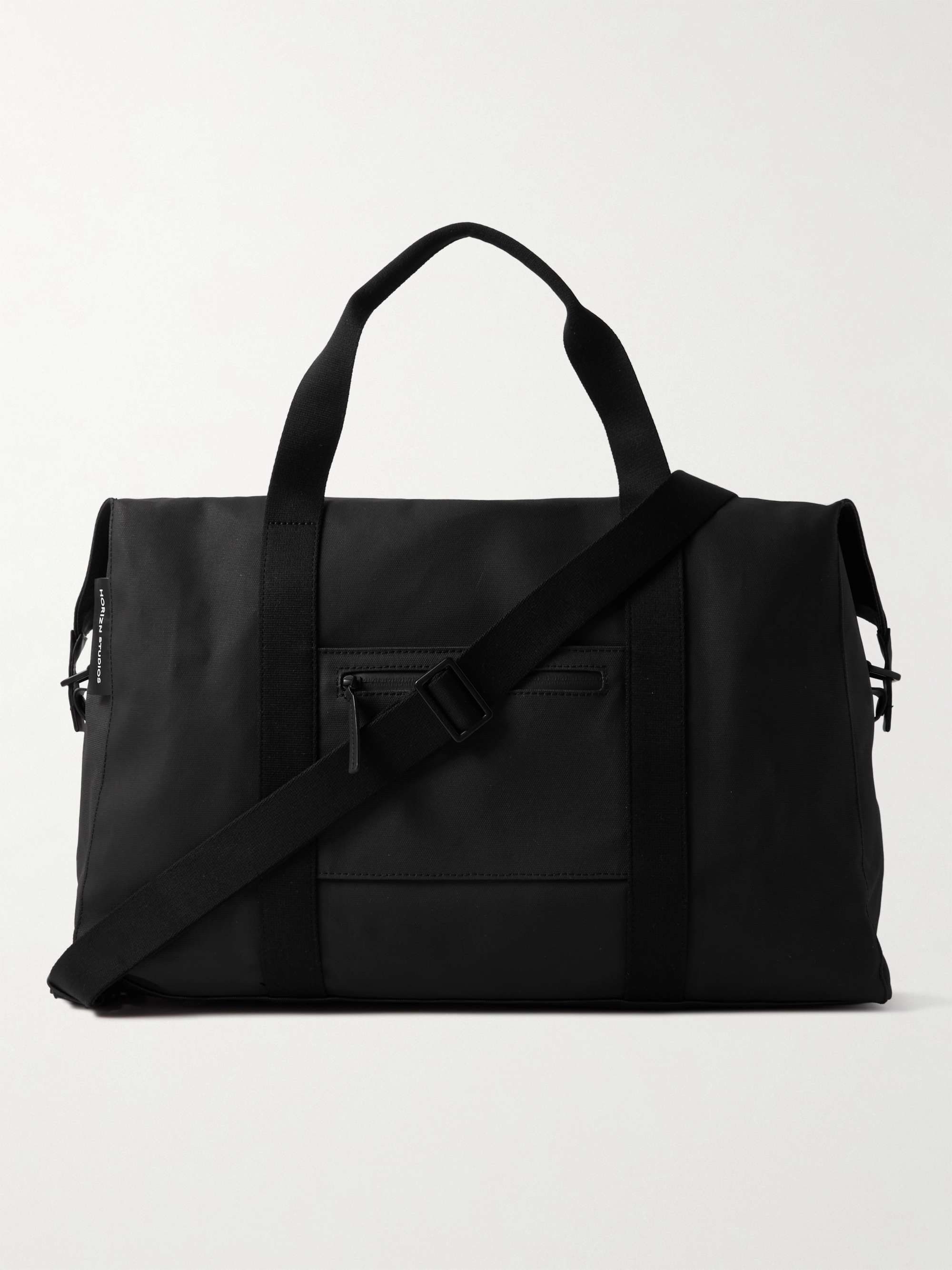 HORIZN STUDIOS SoFo Weekender L Waxed Recycled-Cotton Canvas Holdall