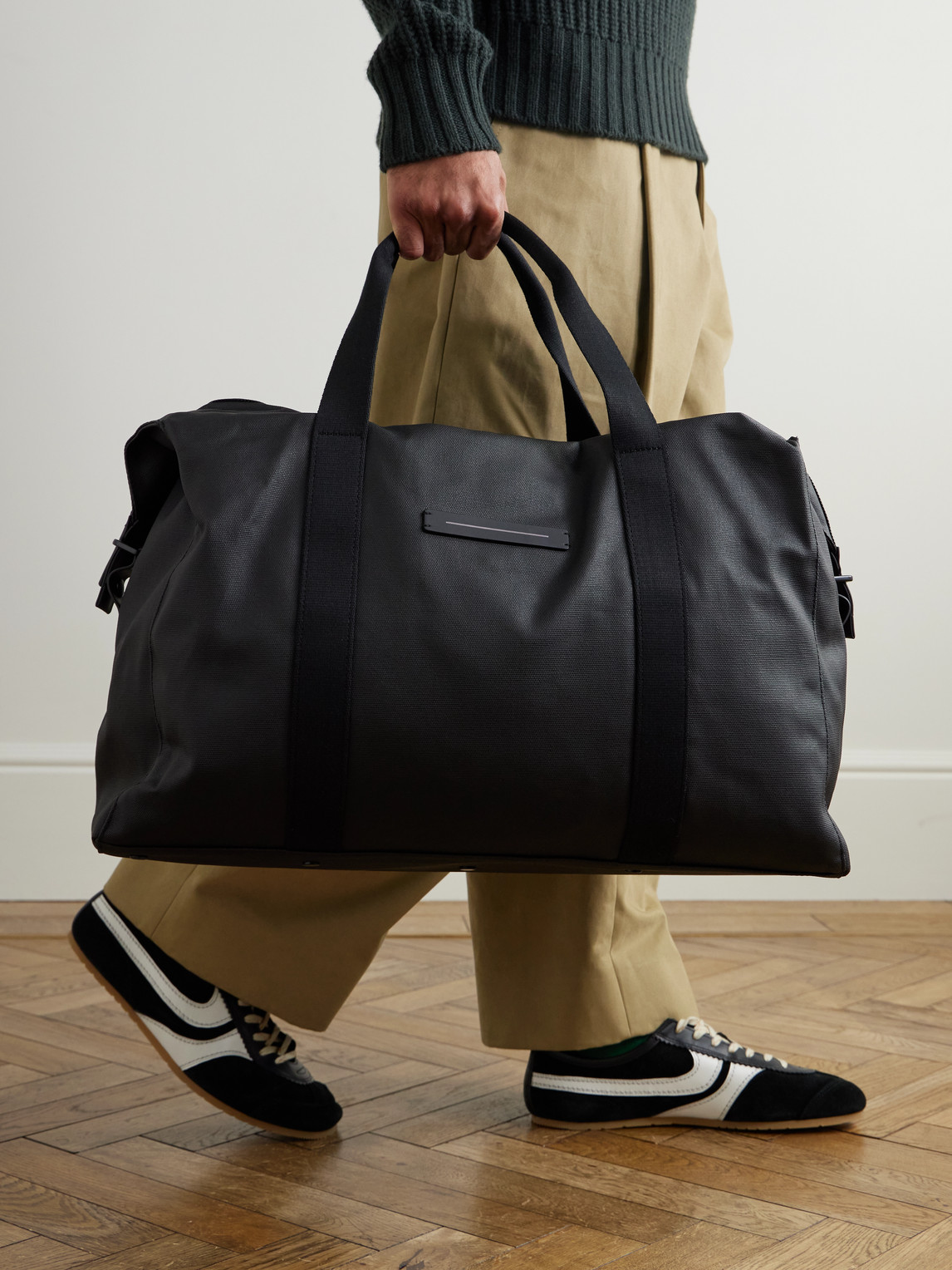 SoFo Weekender L Waxed Recycled-Cotton Canvas Holdall — 2