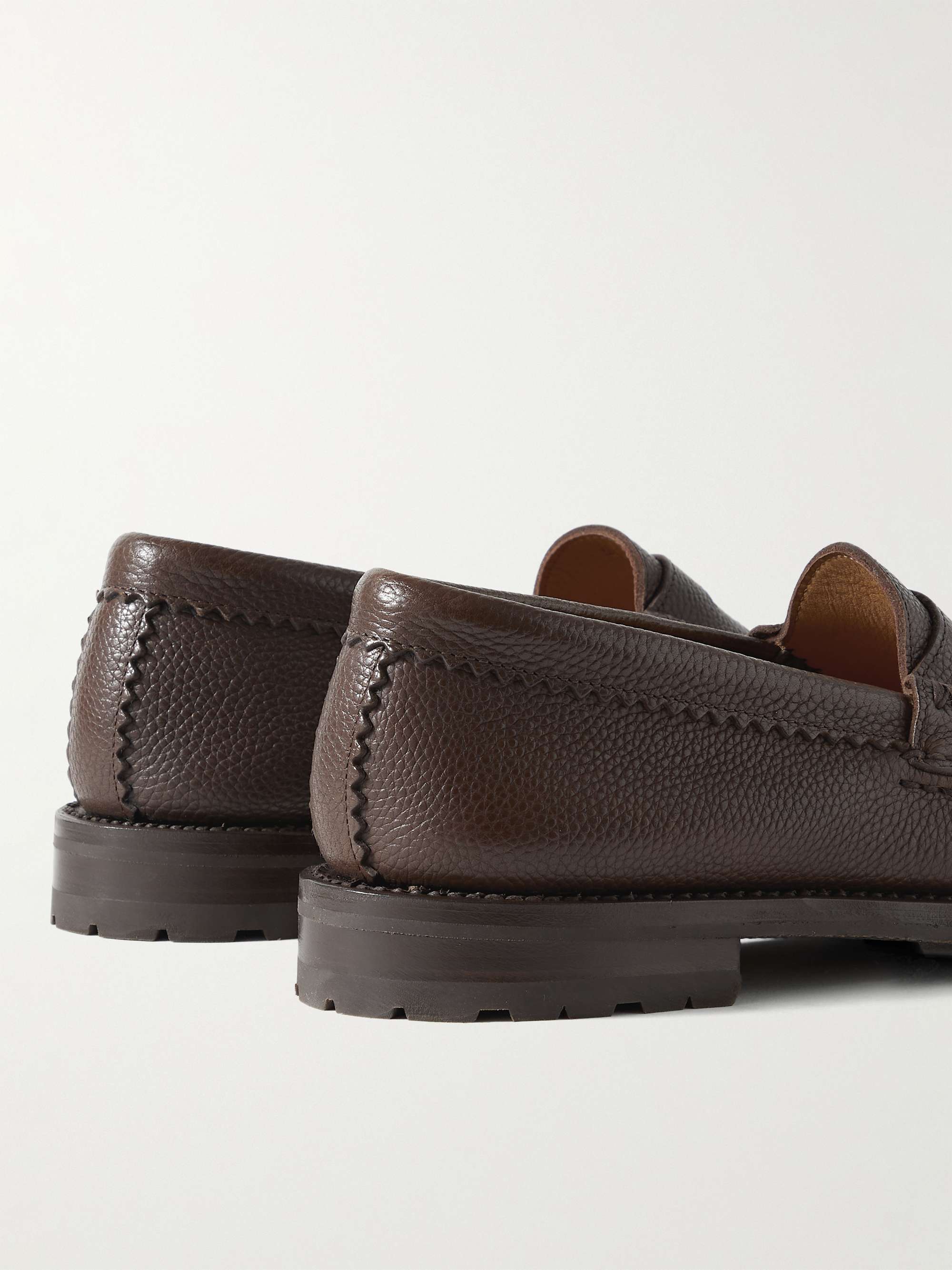 YUKETEN Rob's Full-Grain Leather Penny Loafers for Men | MR PORTER