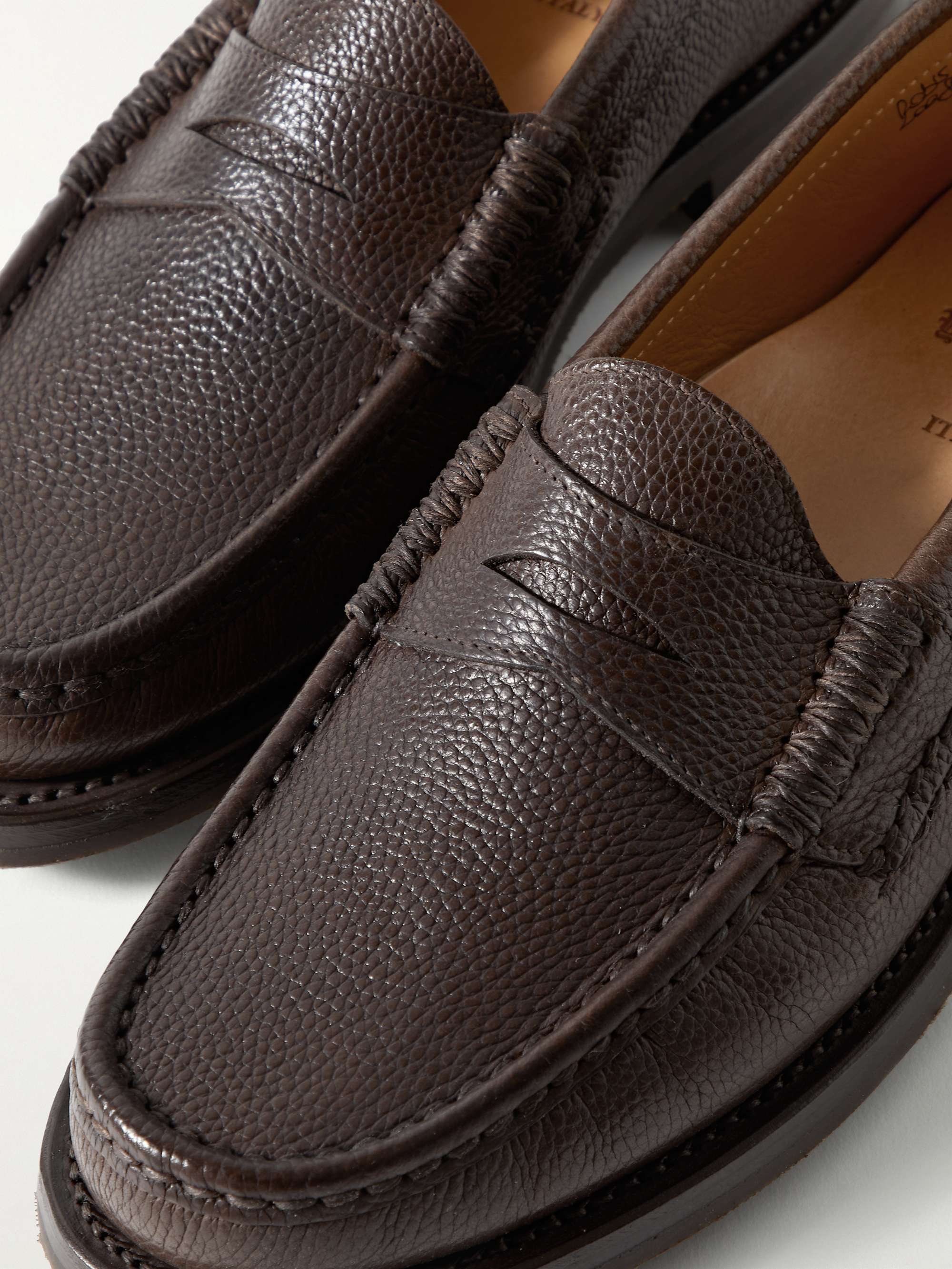 YUKETEN Rob's Full-Grain Leather Penny Loafers for Men | MR PORTER